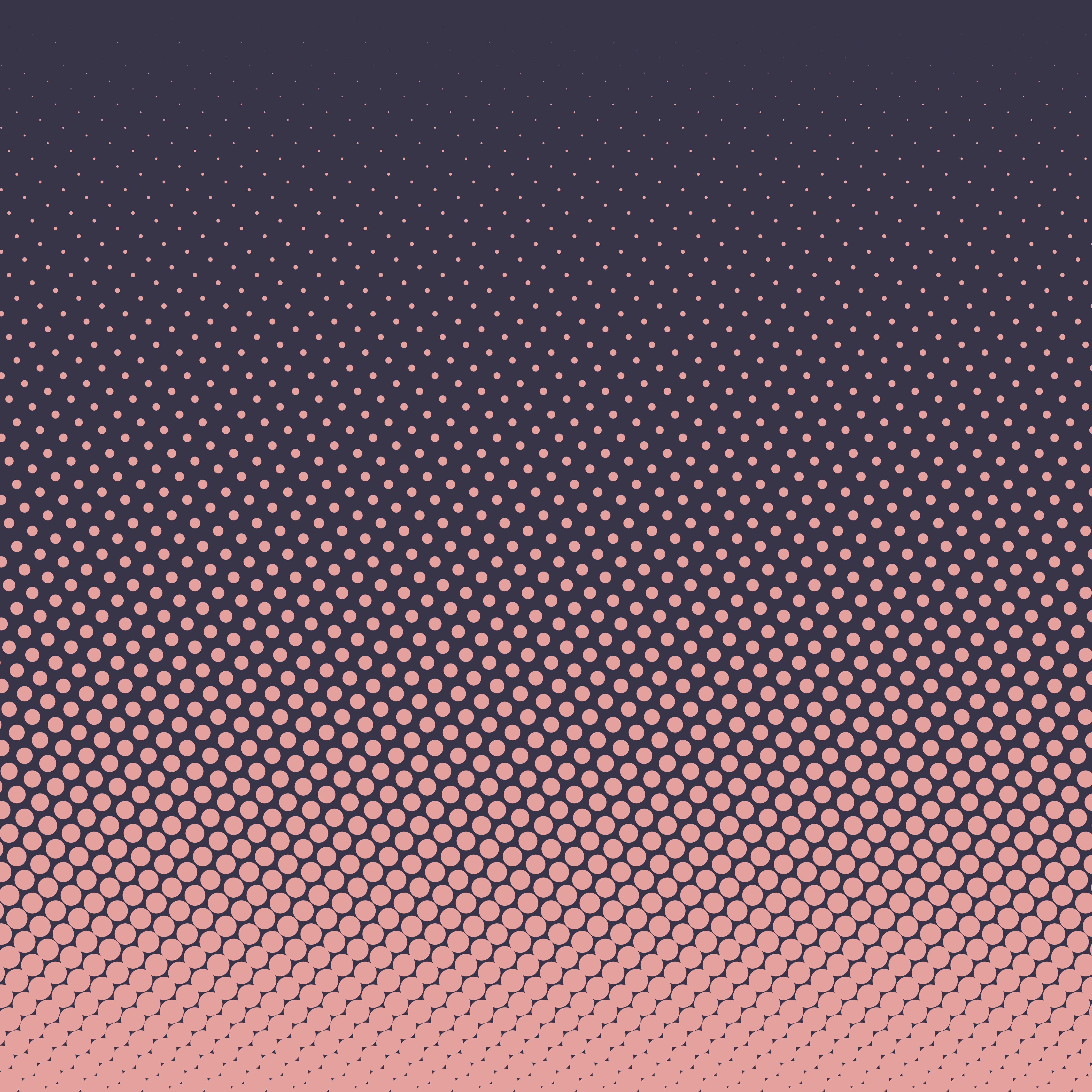 Abstract gradient of pink dots on dark blue background HD Wallpaper