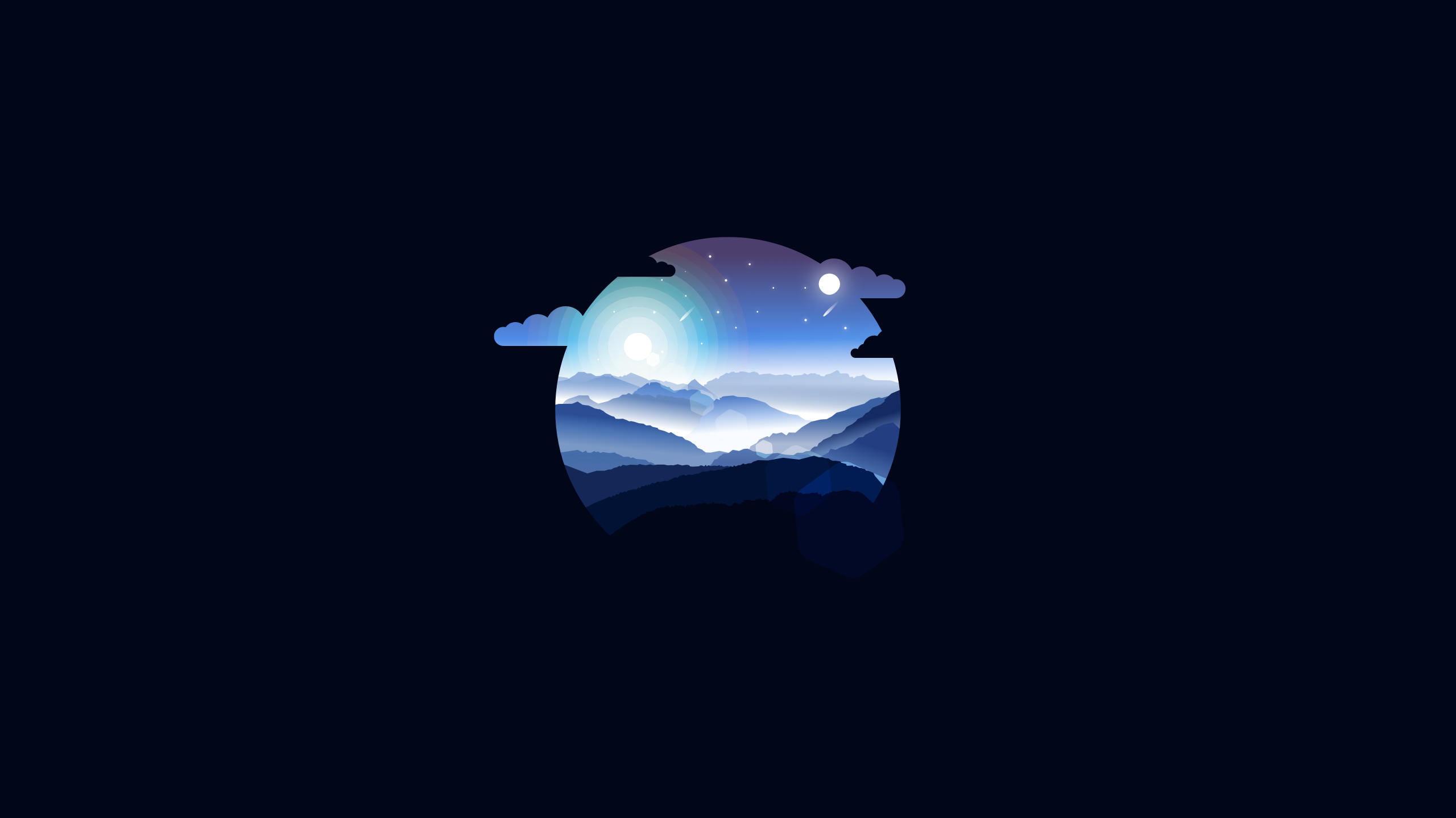 Mountains landscape vector by Julien Clauzier HD Wallpaper