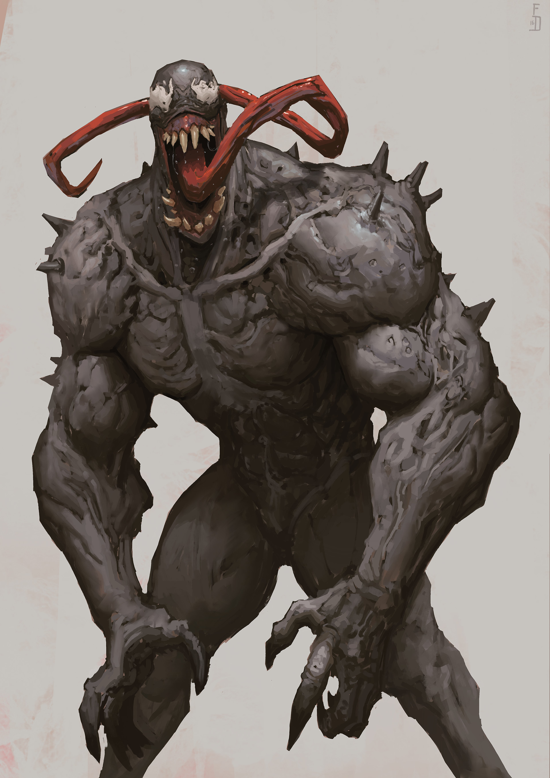 Venom by Edward Delandre HD Wallpaper