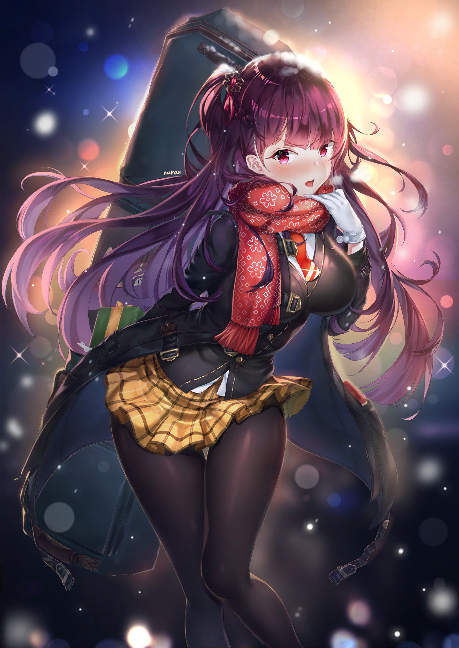 WA2000 from Girls Frontline in winter attire HD Wallpaper
