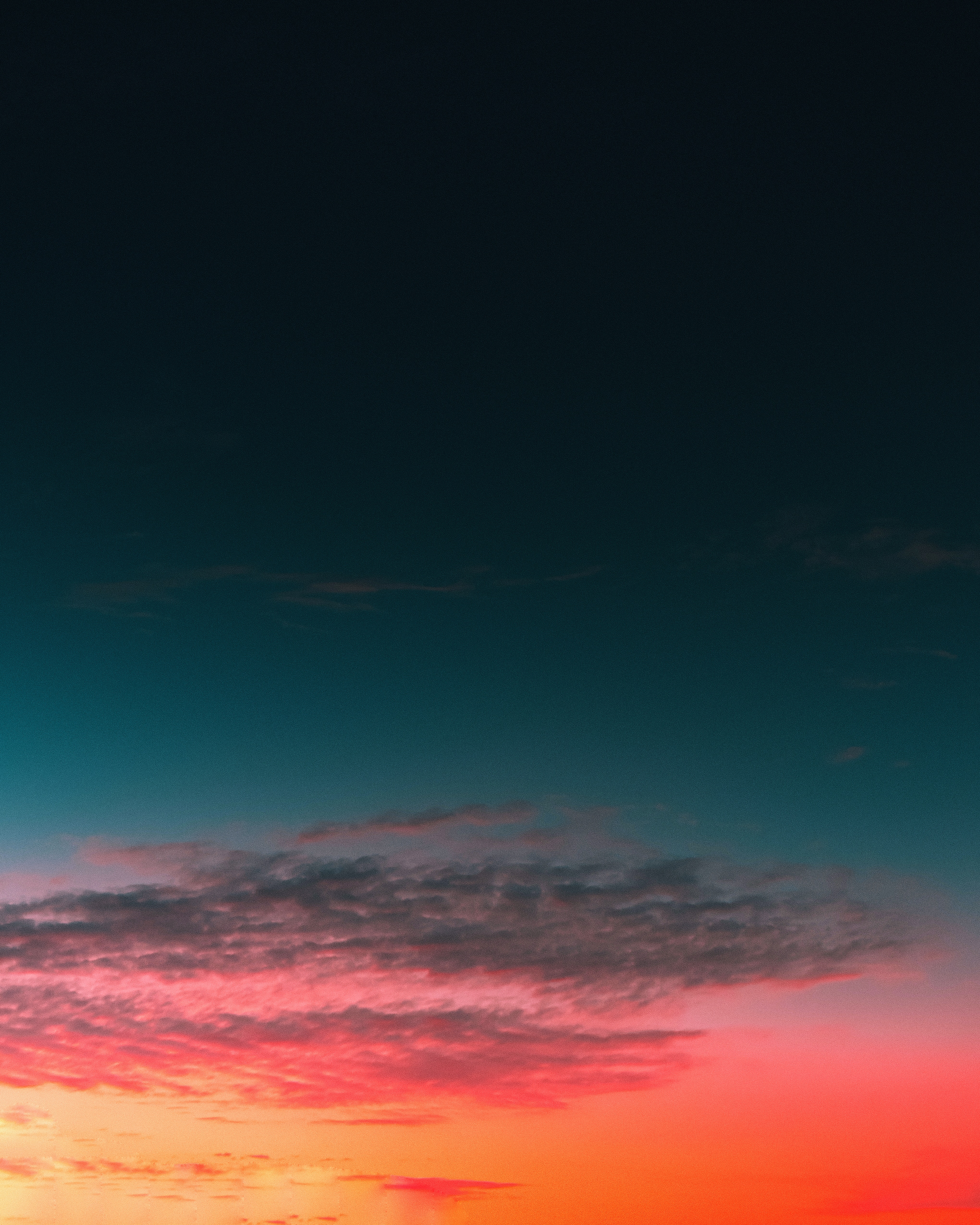 Sunset sky with clouds HD Wallpaper