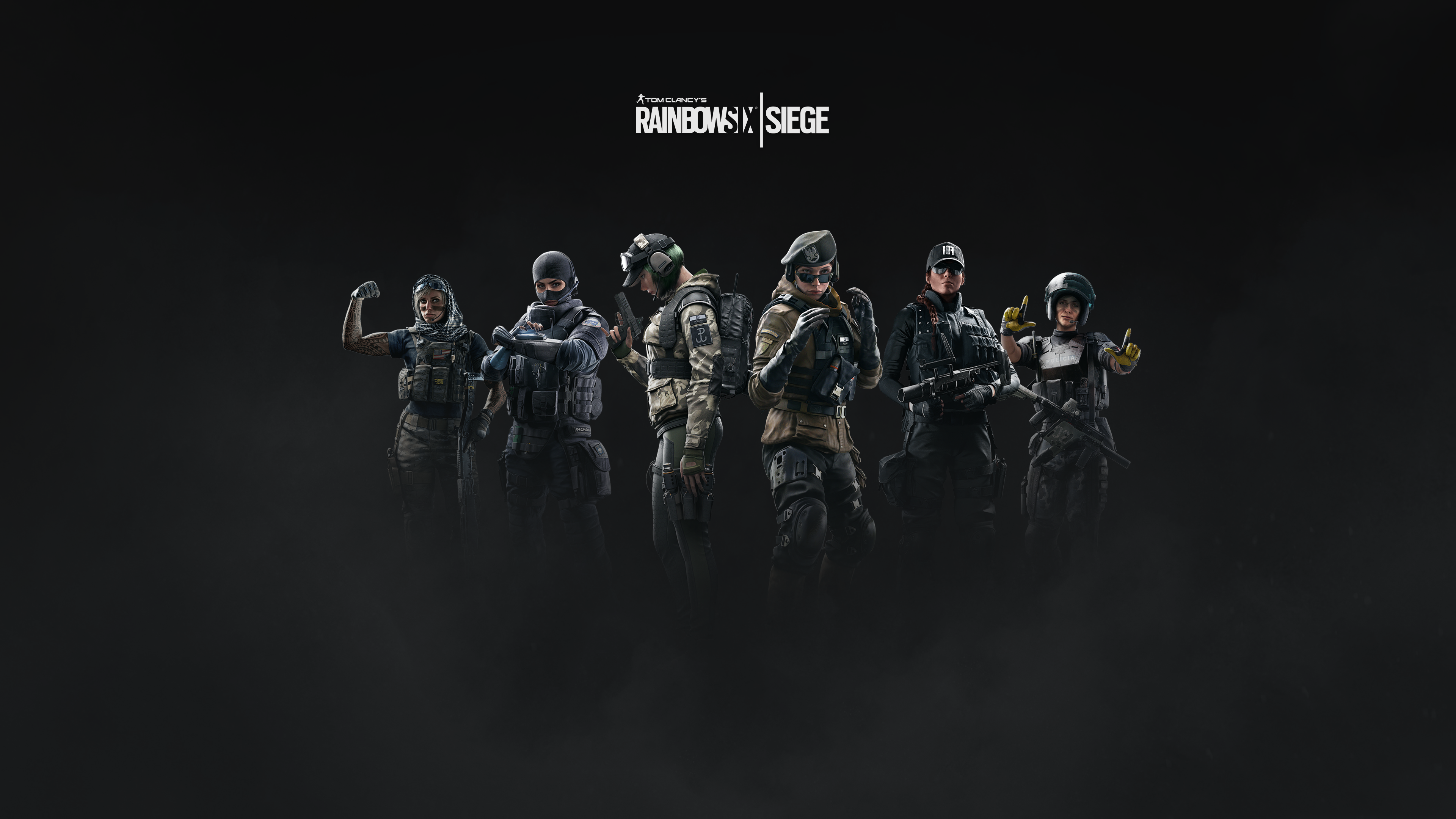 Tom Clancy's Rainbow Six Siege characters HD Wallpaper