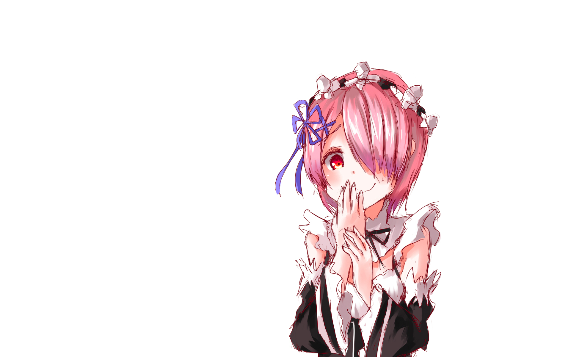Ram from Re:Zero Kara Hajimeru Isekai Seikatsu HD Wallpaper