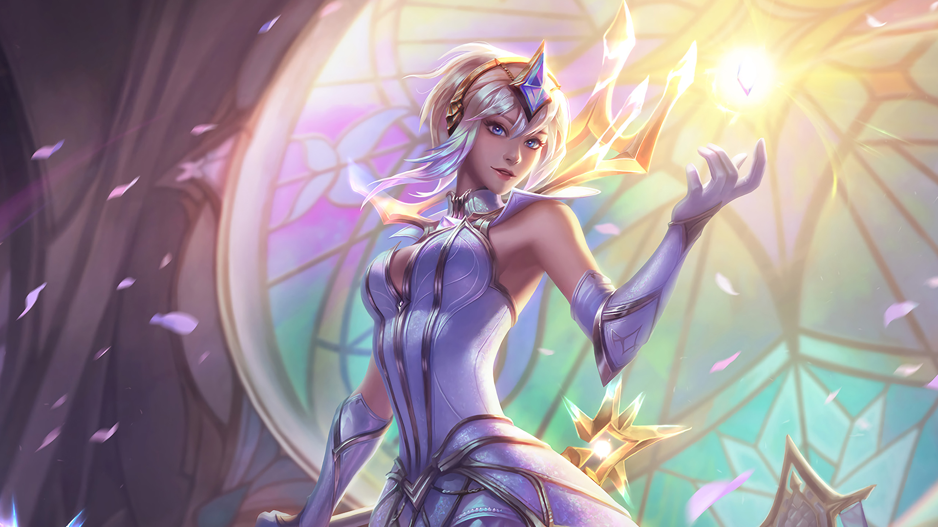 sorceress, League of Legends, Lux (League of Legends), Elementalist Lux HD Wallpaper
