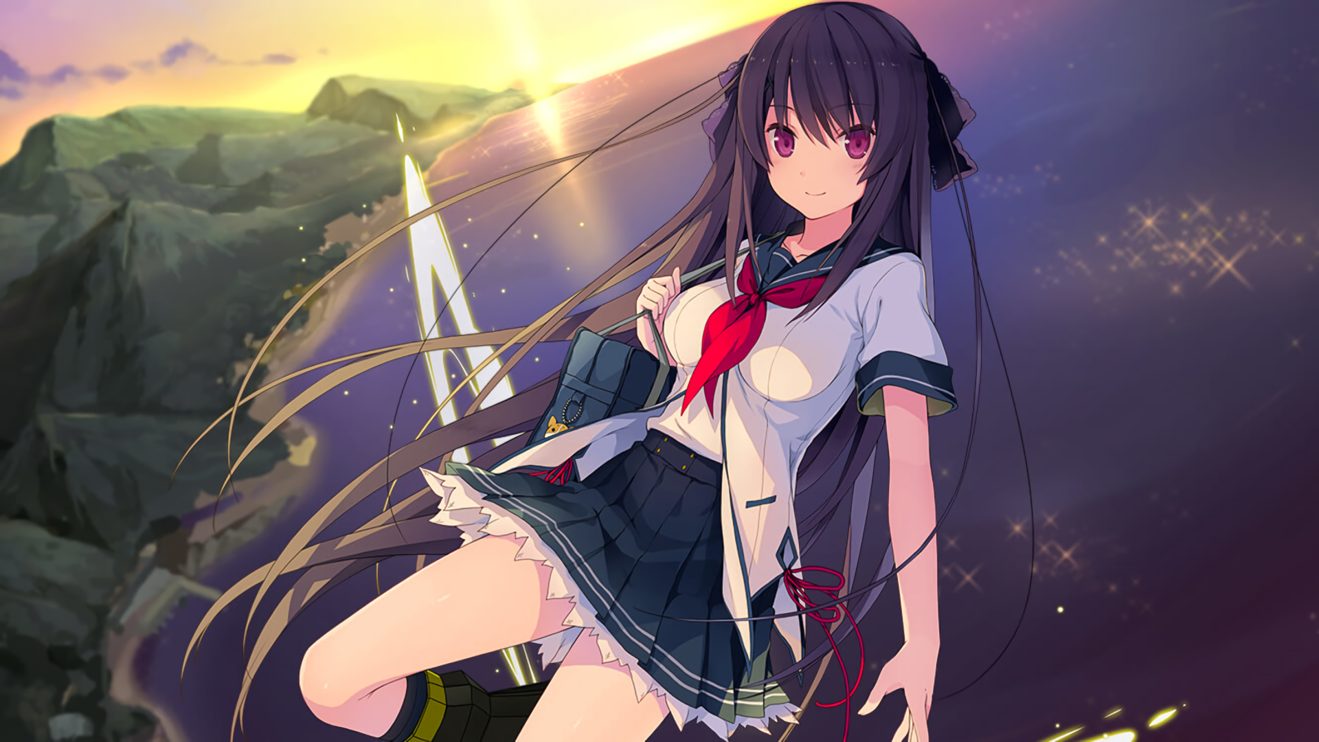 Tobisawa Misaki from Ao no Kanata no Four Rhythm HD Wallpaper