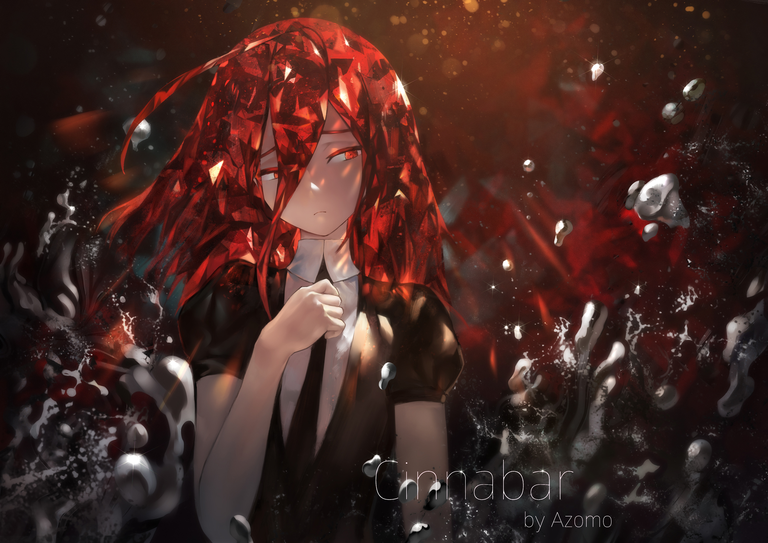 Cinnabar from Houseki no kuni by Azomo HD Wallpaper