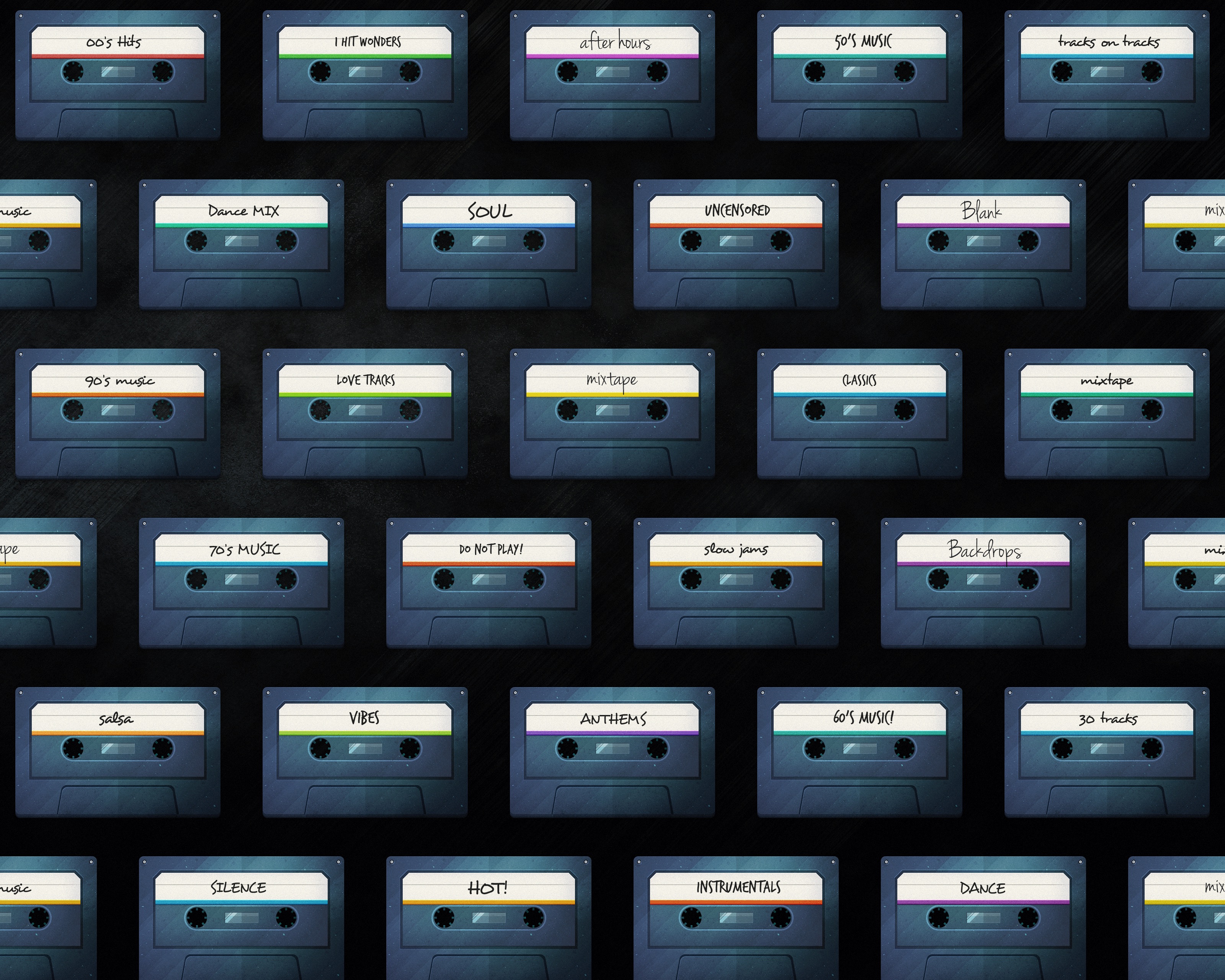 cassette abstract graphic design vector HD Wallpaper