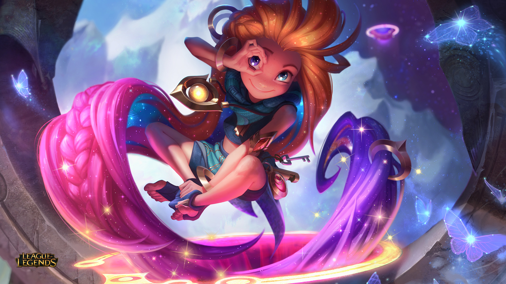 Zoe from League of Legends HD Wallpaper