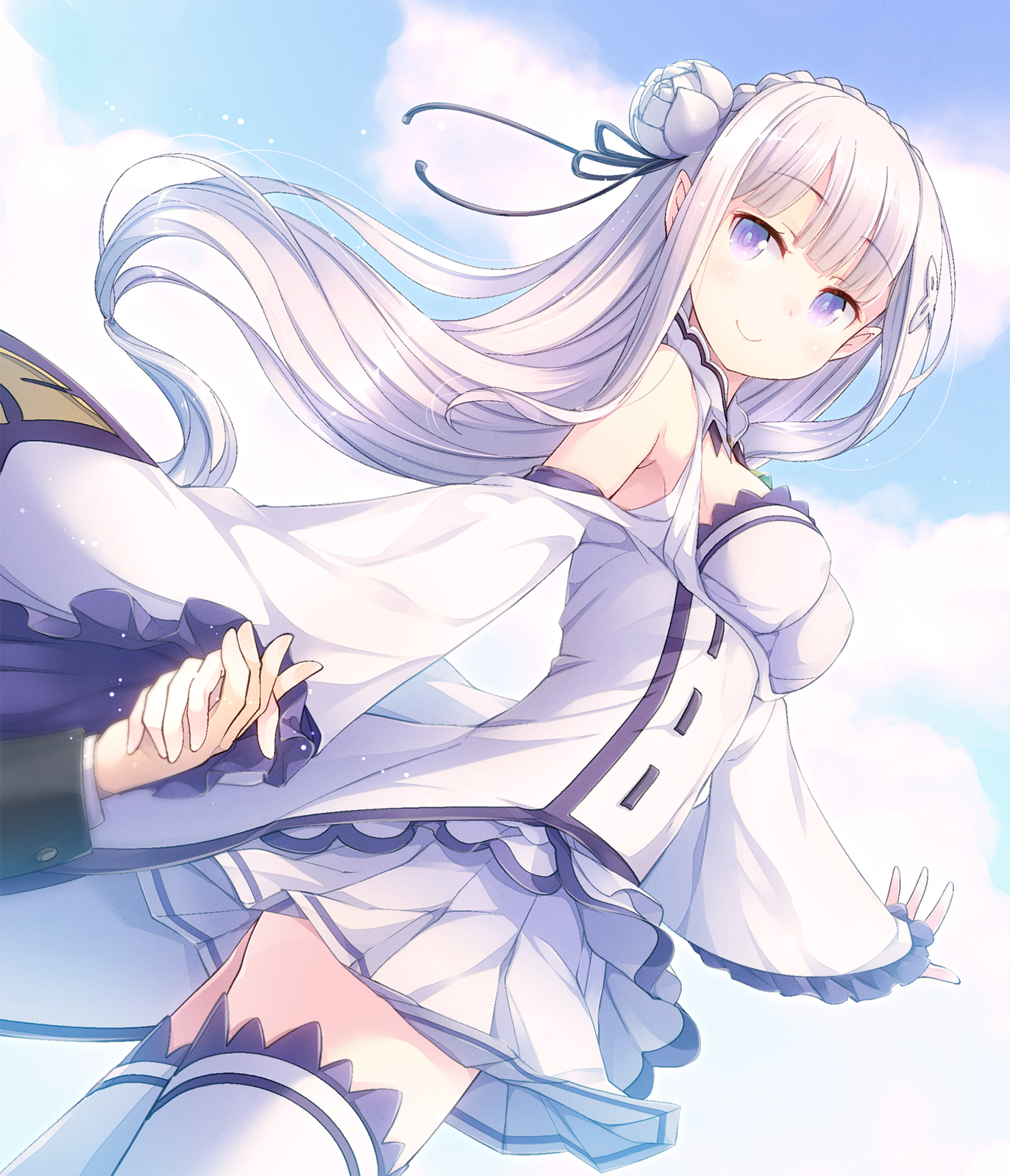 Emilia from Re:Zero Kara Hajimeru Isekai Seikatsu HD Wallpaper