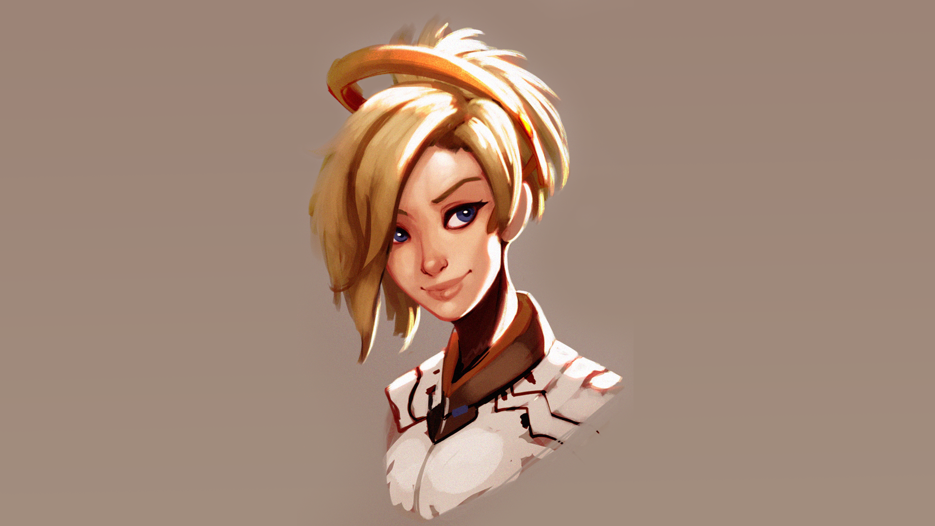 Mercy from Overwatch HD Wallpaper