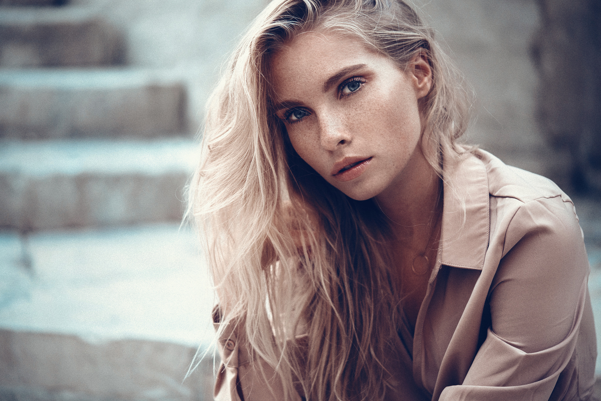 Elisa Bellone by Felix Barjou HD Wallpaper