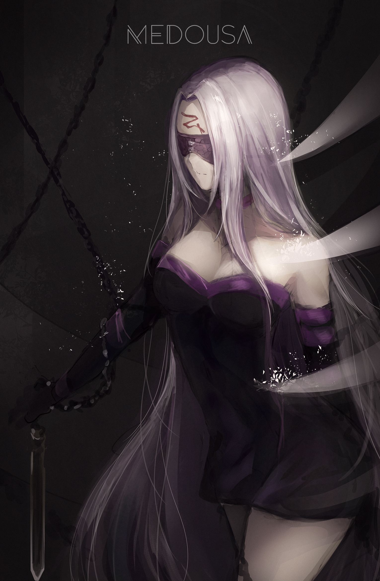 Rider (Medusa) from Fate/Stay Night HD Wallpaper
