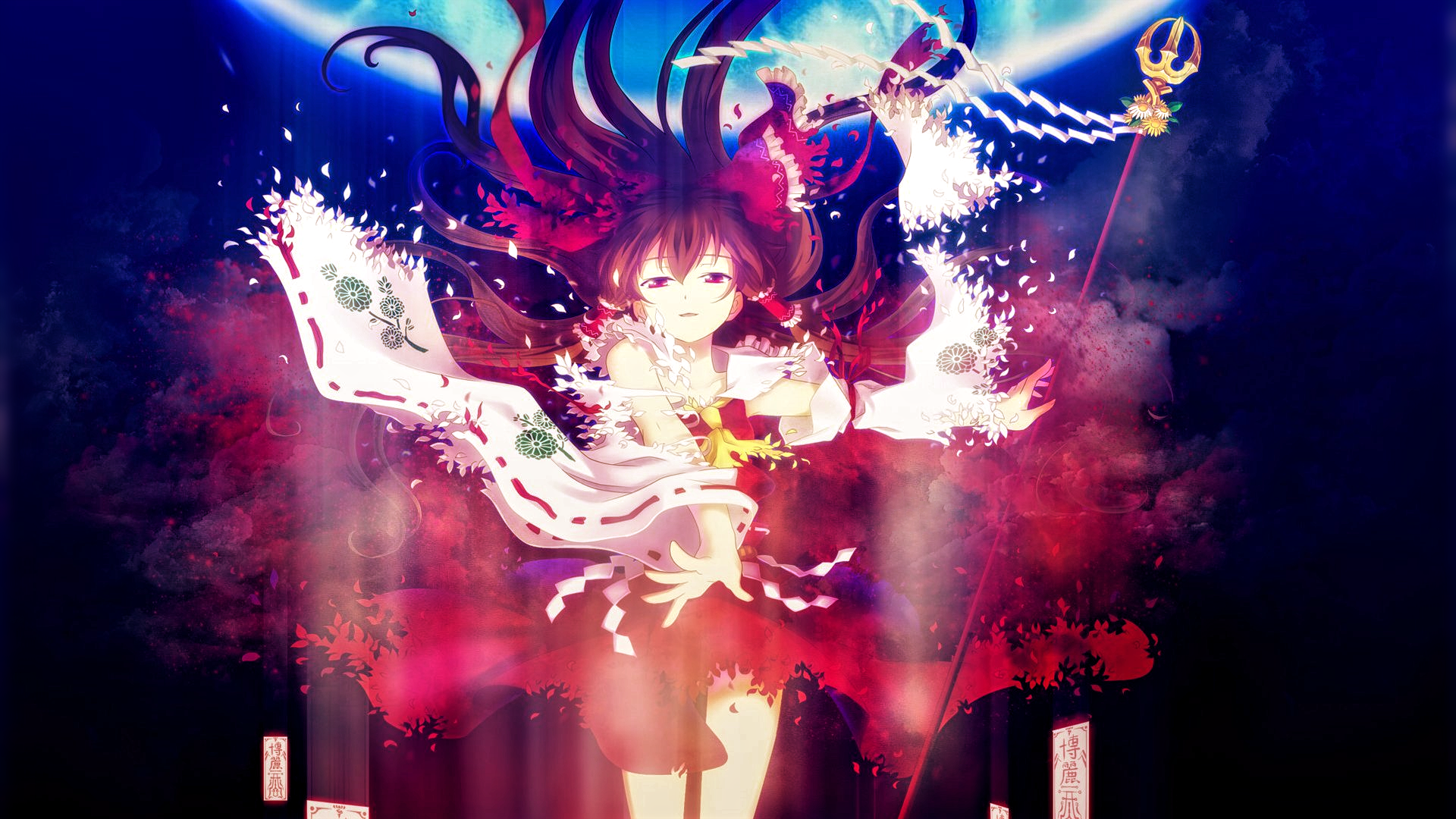 Hakurei Reimu from Touhou Project HD Wallpaper