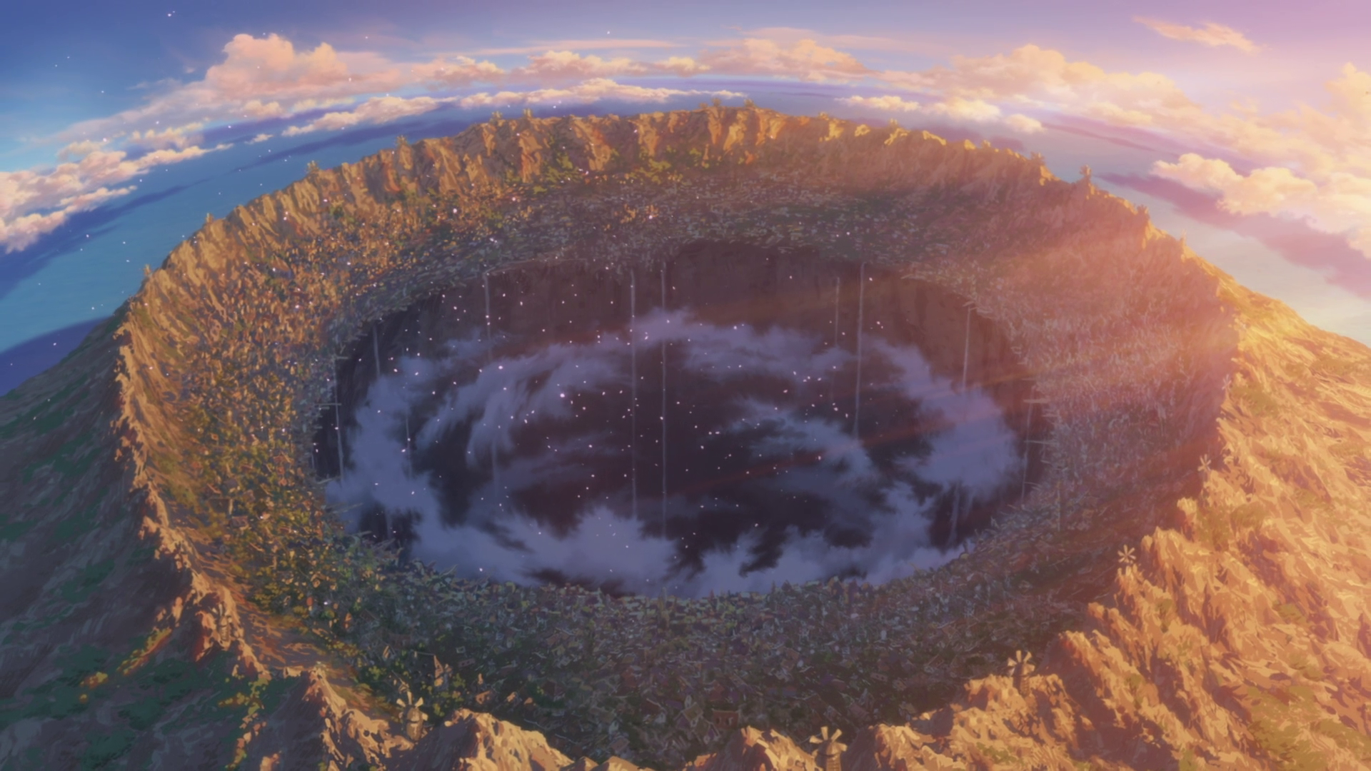 Made in Abyss: The Great Abyss Crater HD Wallpaper