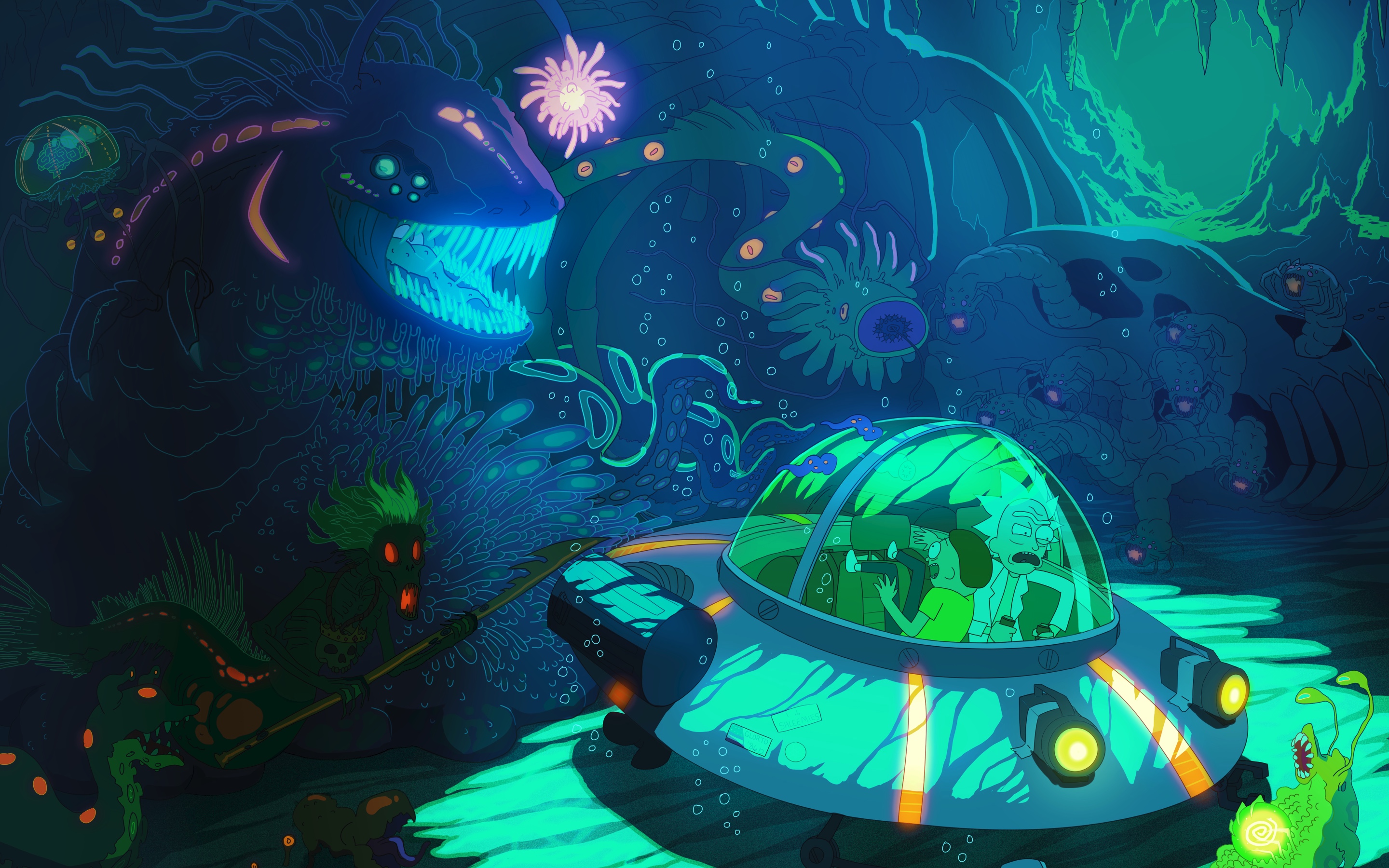 TV, Rick and Morty, Adult Swim, Morty Smith, Rick Sanchez HD Wallpaper