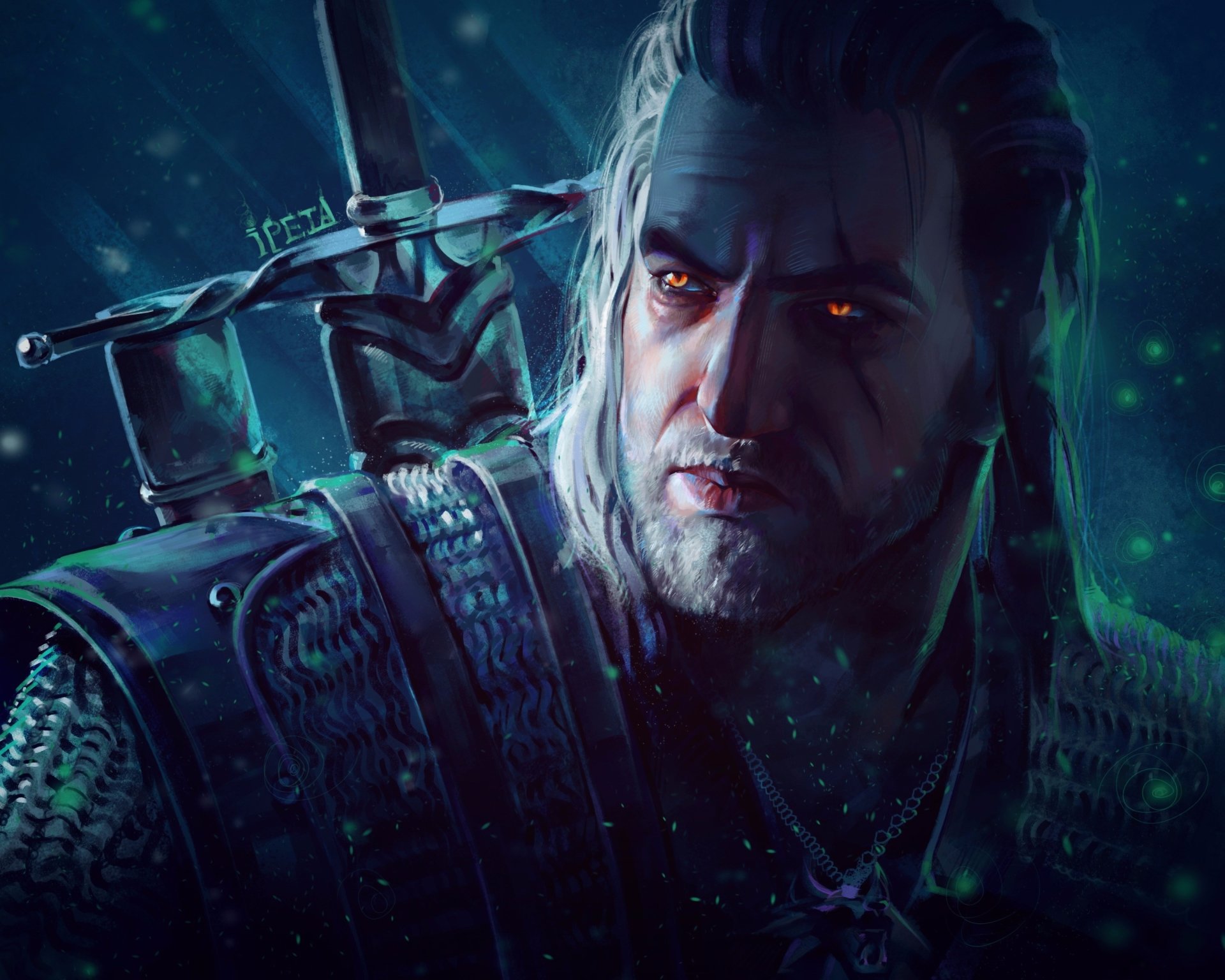 Geralt of Rivia from The Witcher 3: Wild Hunt HD Wallpaper