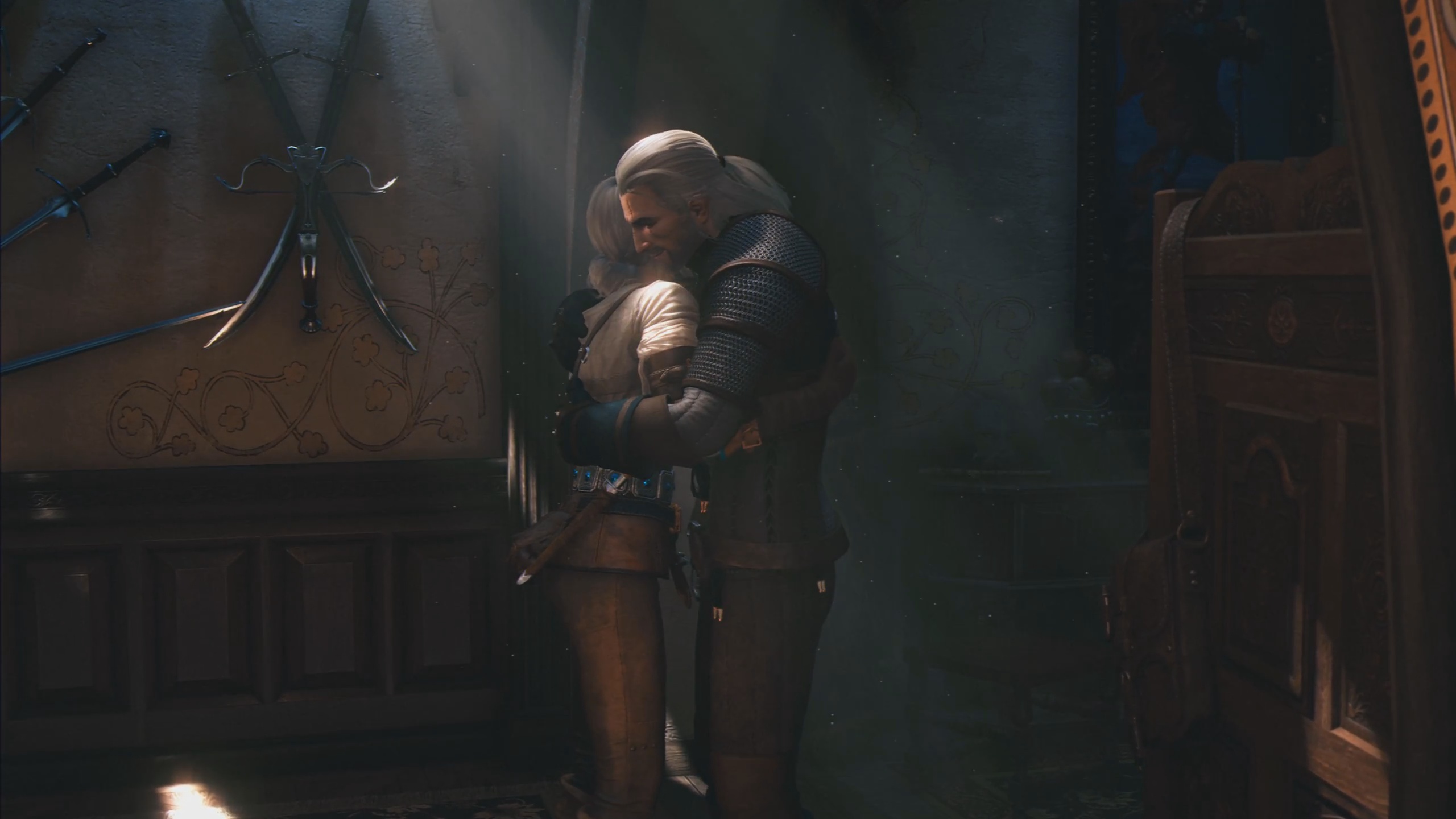 Geralt and Ciri from The Witcher 3: Wild Hunt HD Wallpaper