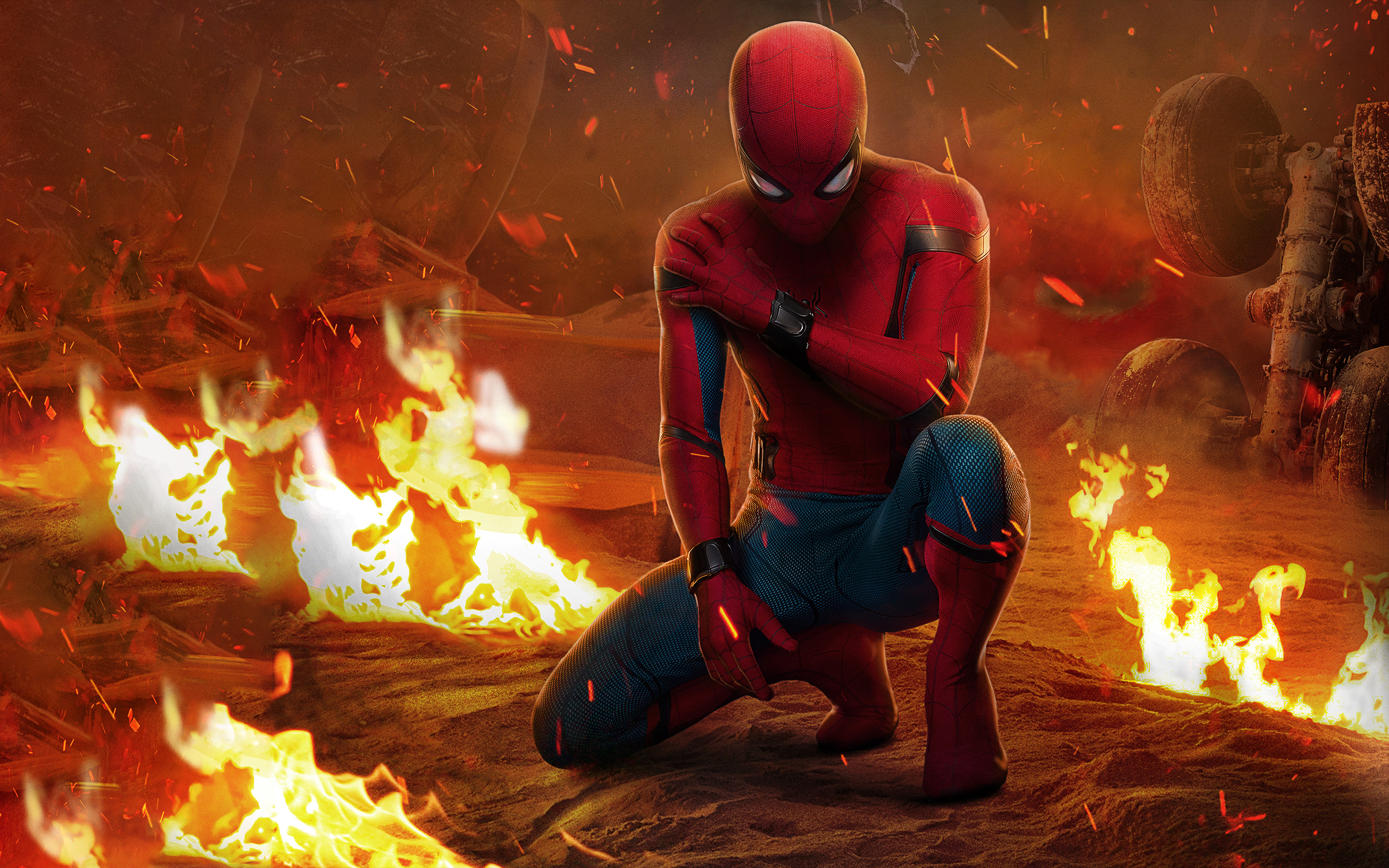 Marvel Cinematic Universe, Spider-Man, Spider-Man: Homecoming (2017) HD Wallpaper