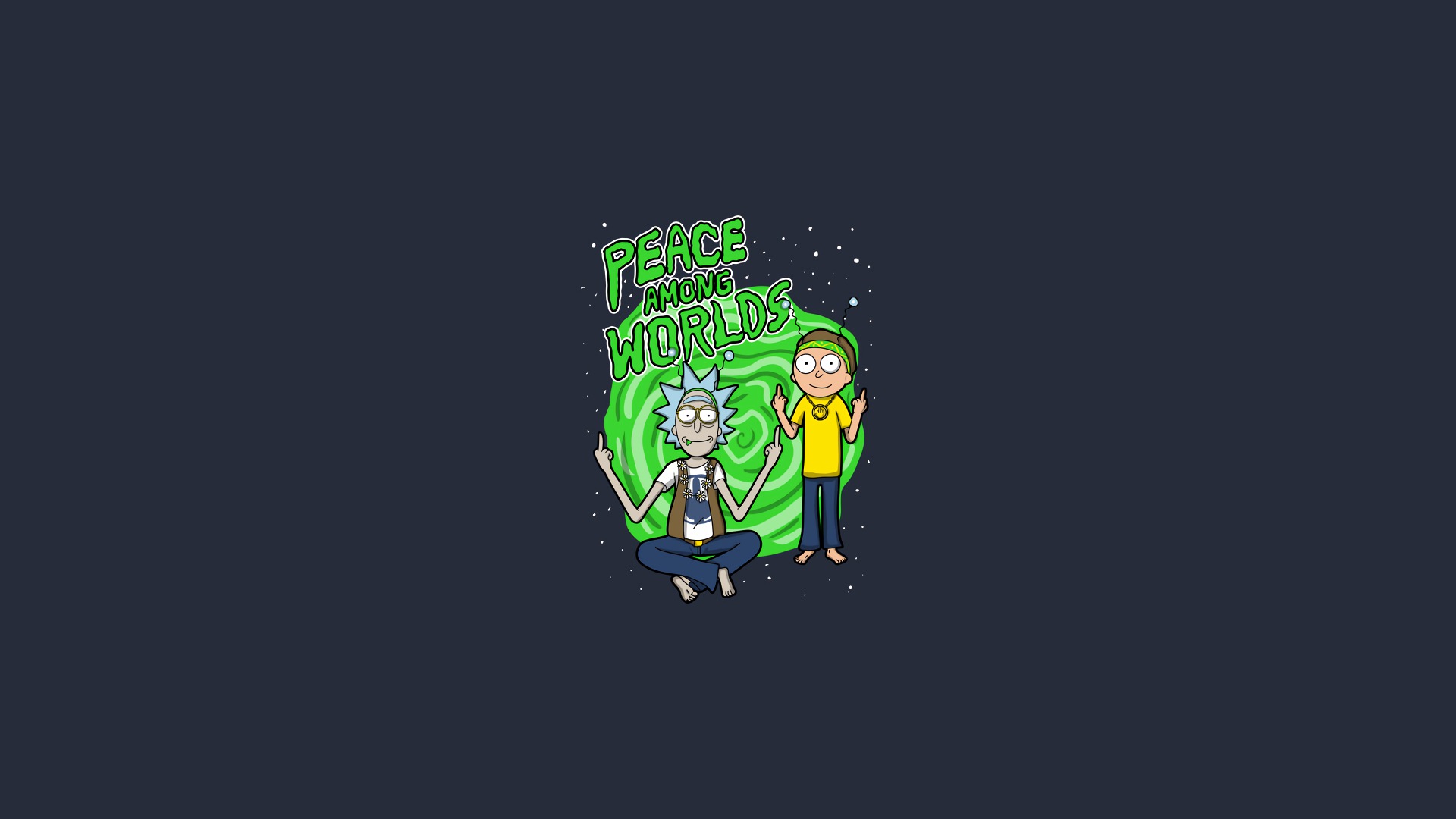 Rick and Morty Peace Among Worlds HD Wallpaper