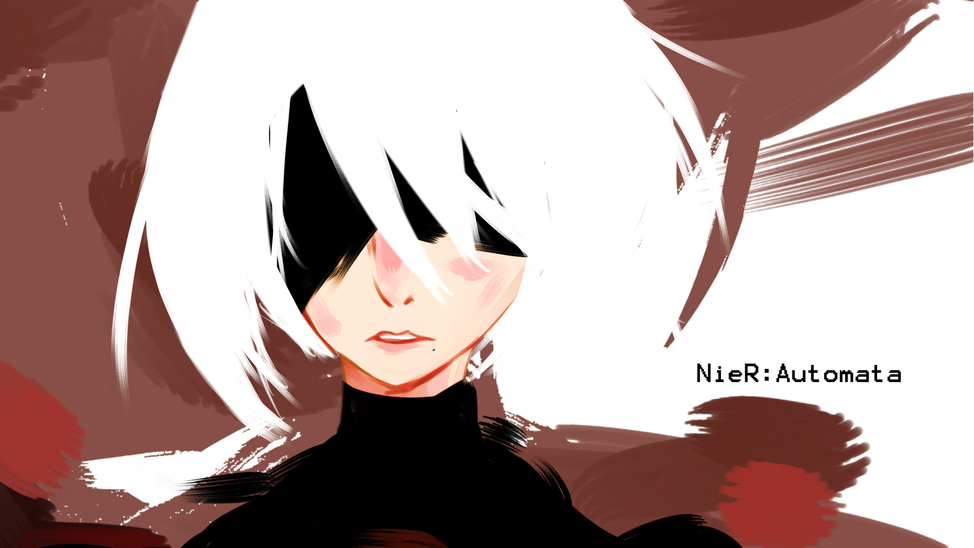 2B from NieR: Automata HD Wallpaper