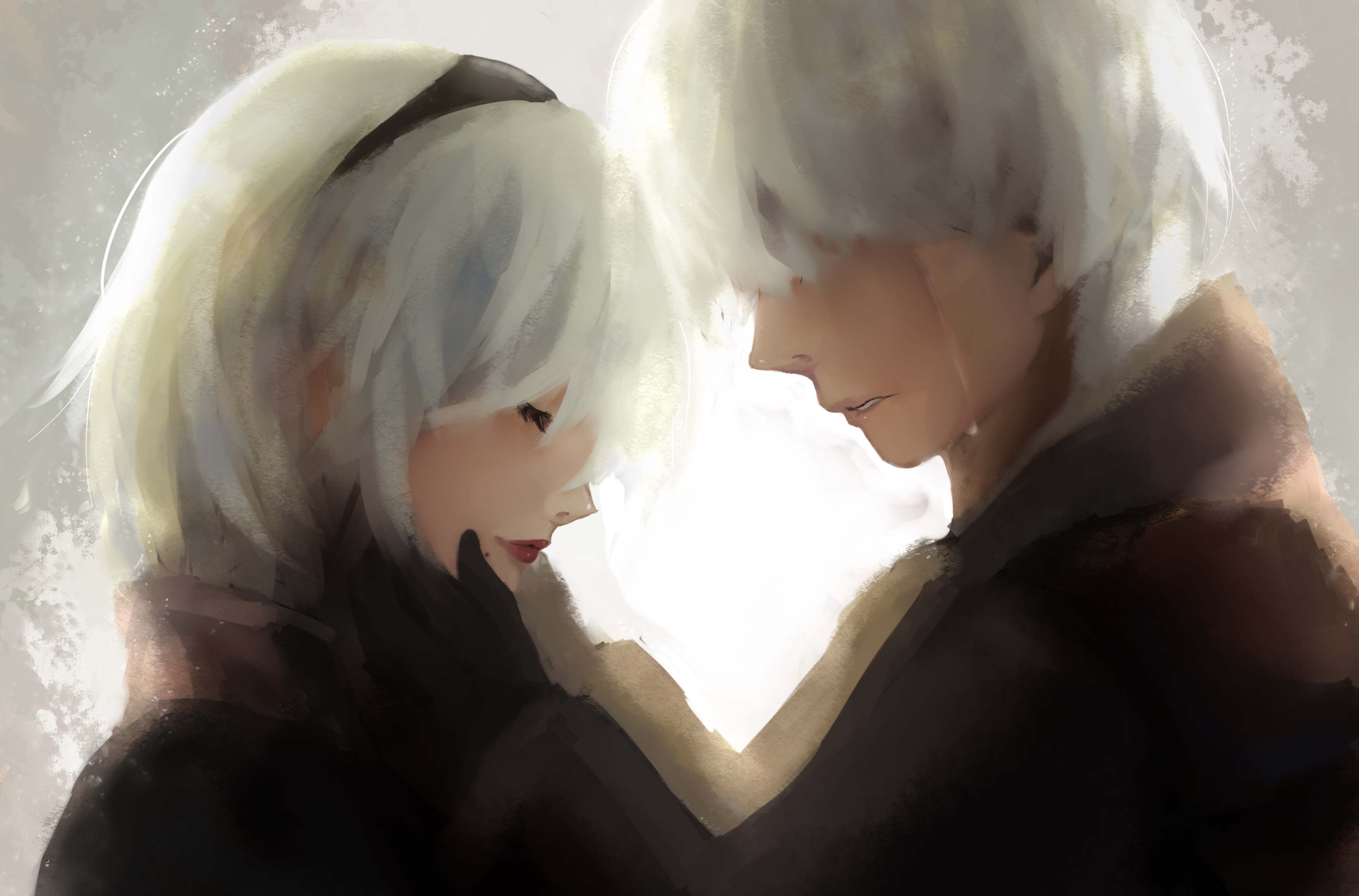 2B and 9S from Nier: Automata HD Wallpaper