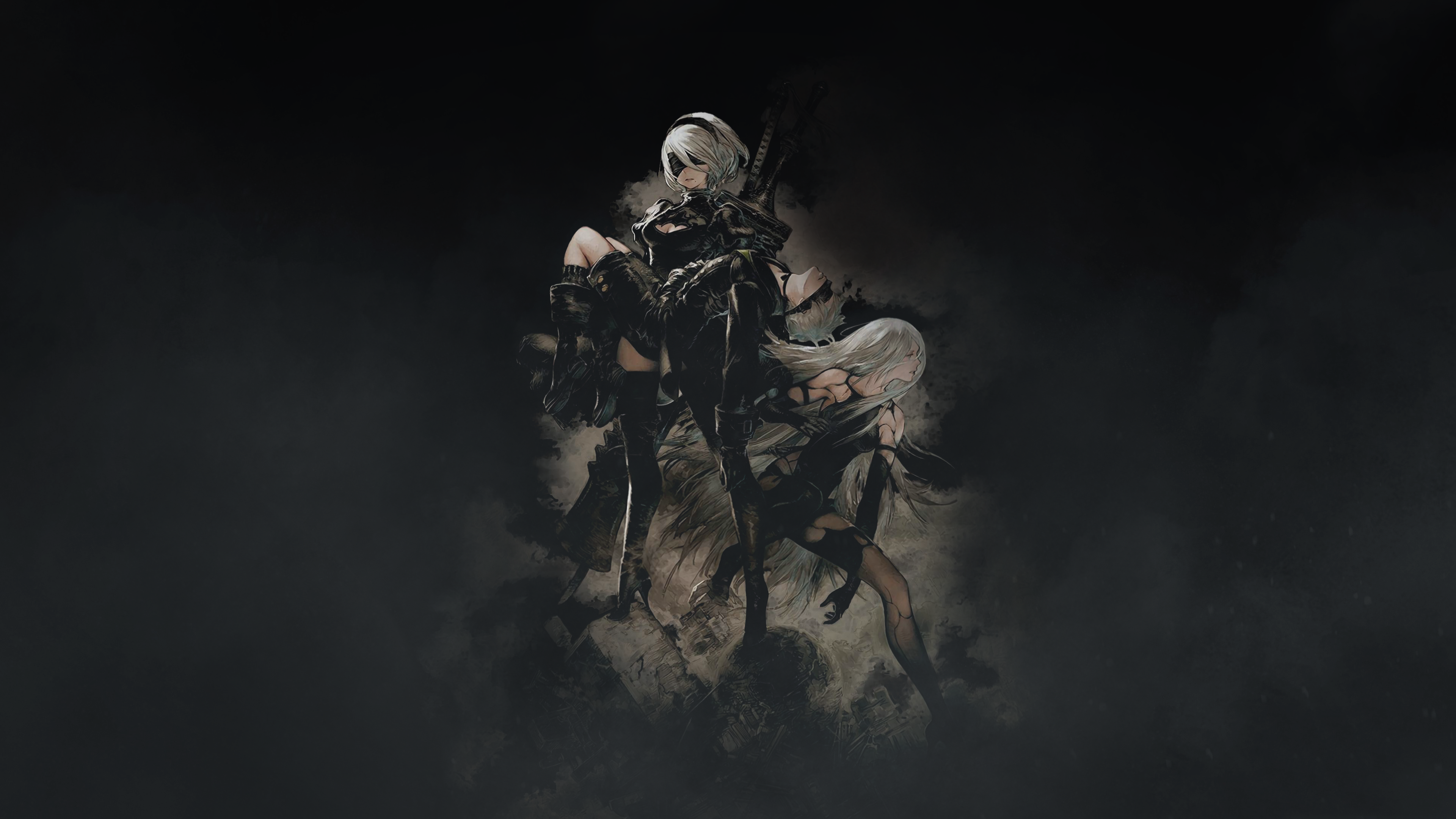 A2 (Nier: Automata), 9S (Nier: Automata), 2B (Nier: Automata), Nier: Automata, NieR HD Wallpaper
