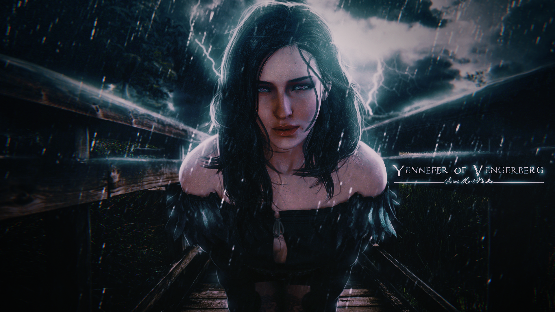 Yennefer of Vengerberg from The Witcher 3: Wild Hunt HD Wallpaper