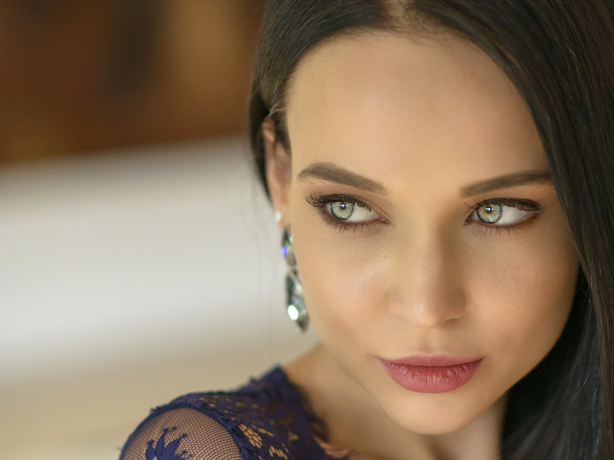 Angelina Petrova portrait HD Wallpaper