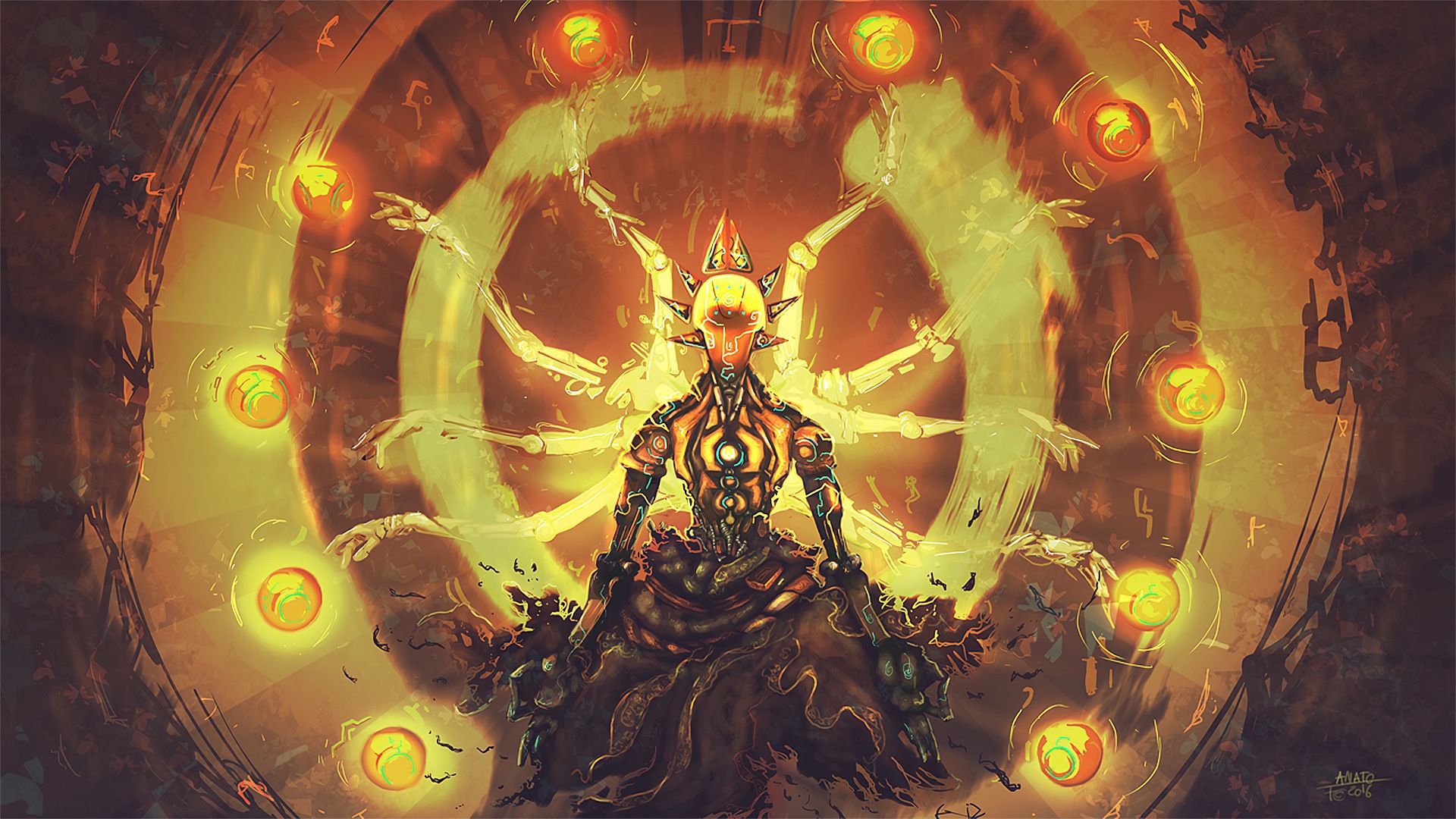 Zenyatta from Overwatch HD Wallpaper