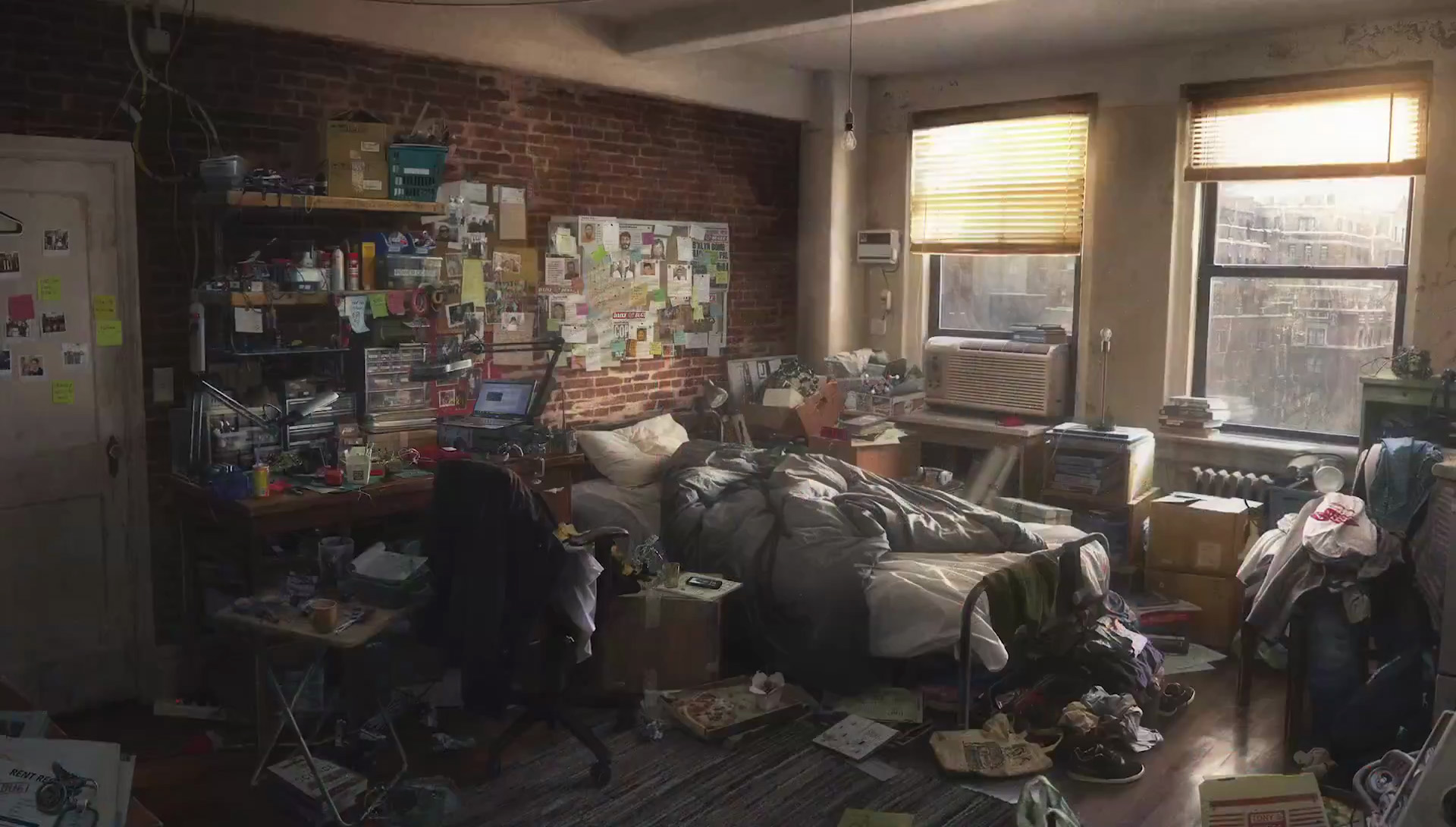 Spider-Man's messy room HD Wallpaper