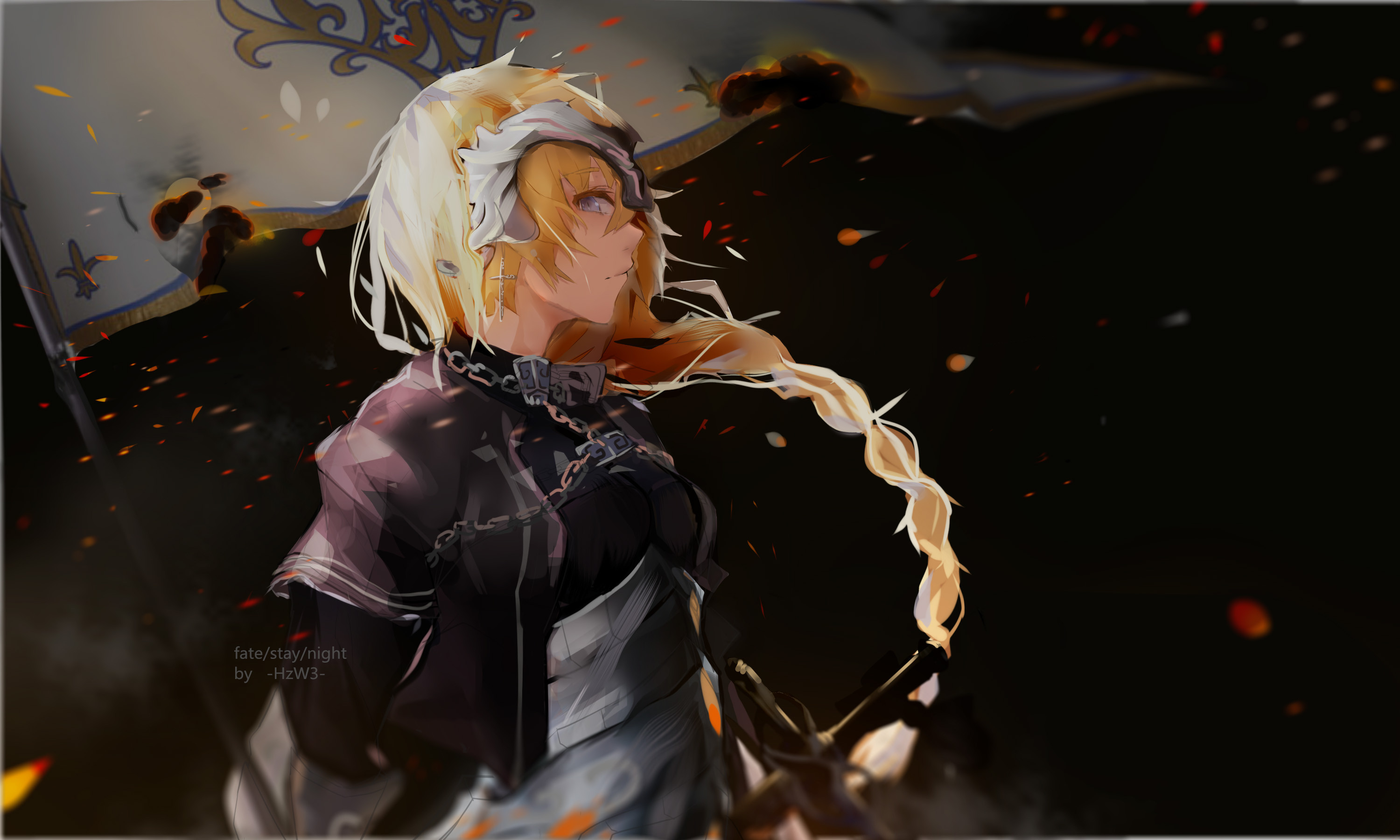 Jeanne d'Arc Ruler from Fate/Apocrypha HD Wallpaper