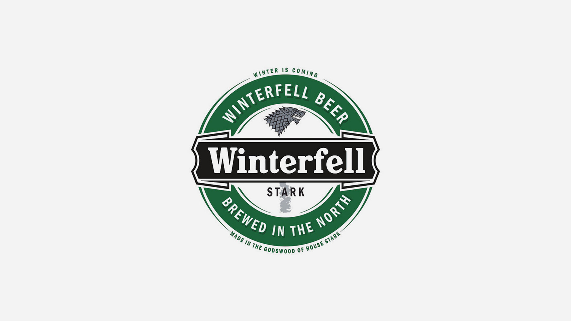 Winterfell Beer Logo from Game of Thrones HD Wallpaper