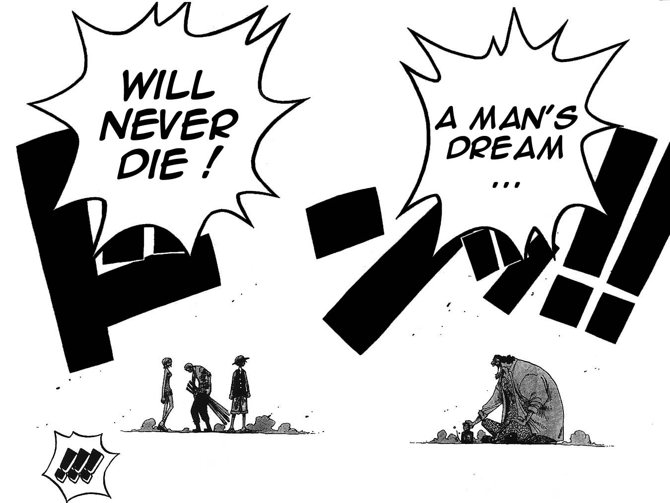 One Piece: Will Never Die A Man's Dream HD Wallpaper