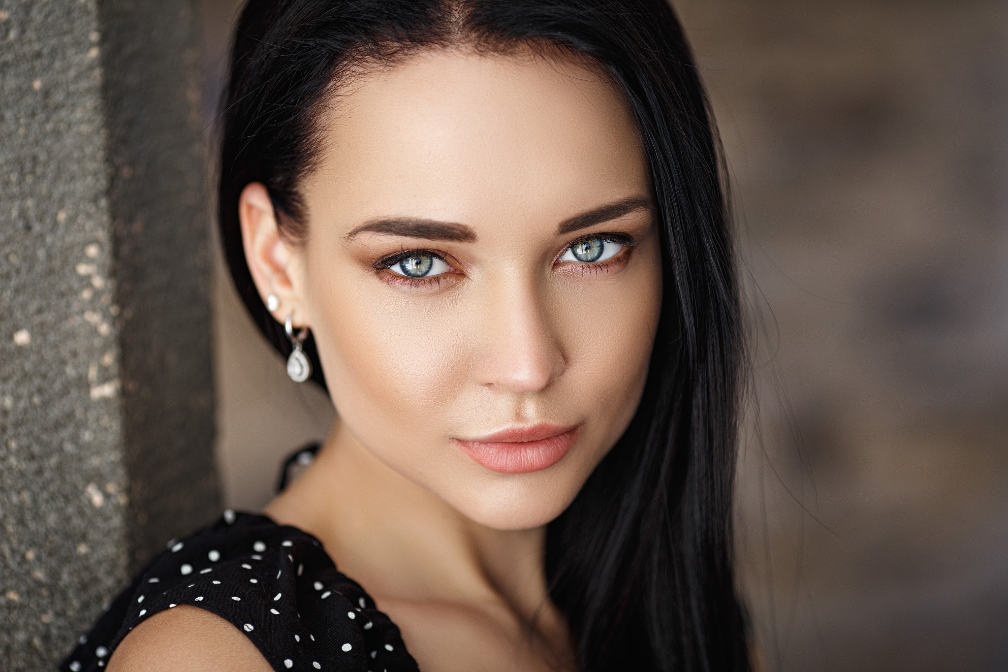 Portrait of Angelina Petrova by Denis Petrov HD Wallpaper