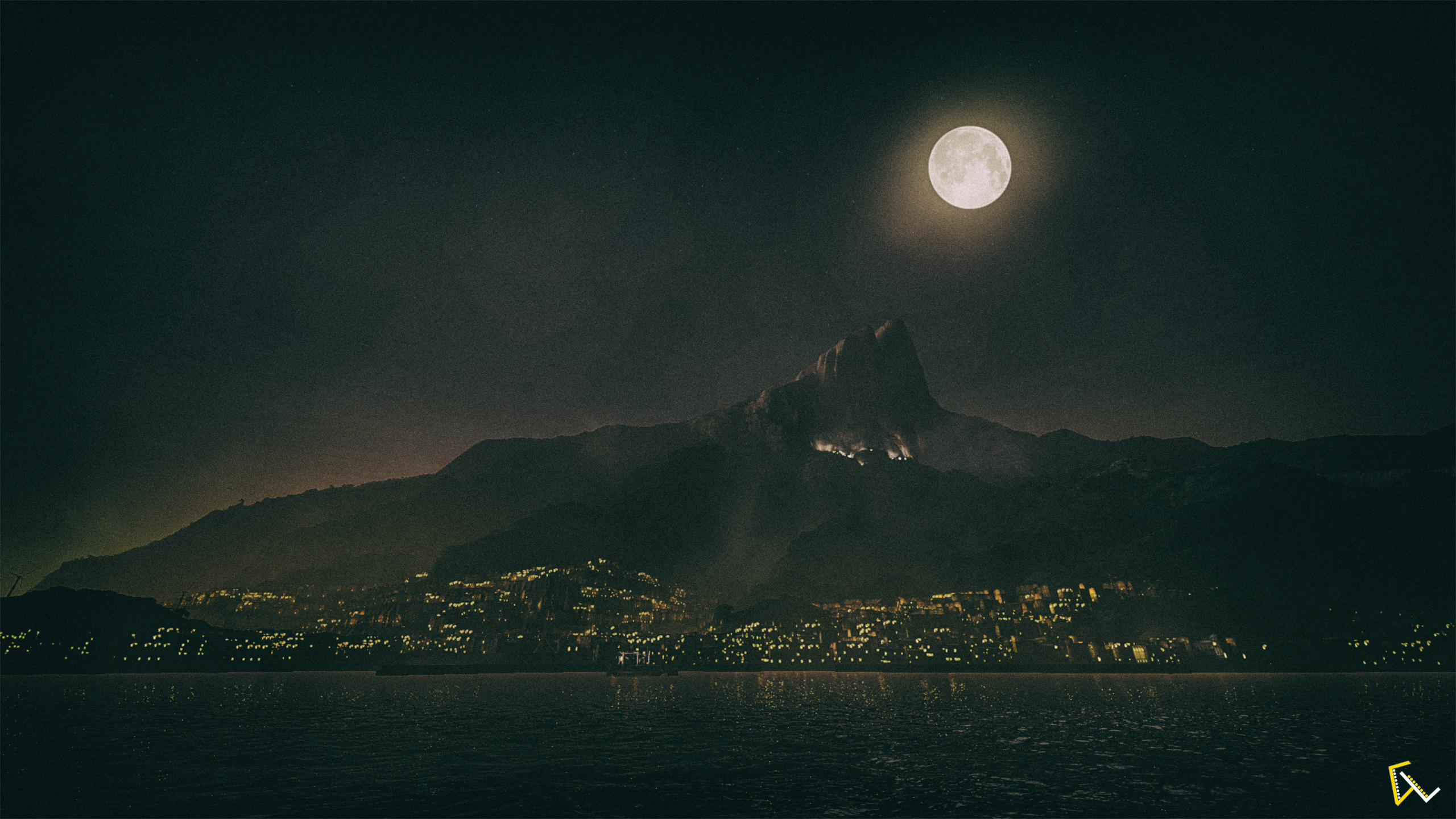 Karnaca from Dishonored 2 at night HD Wallpaper