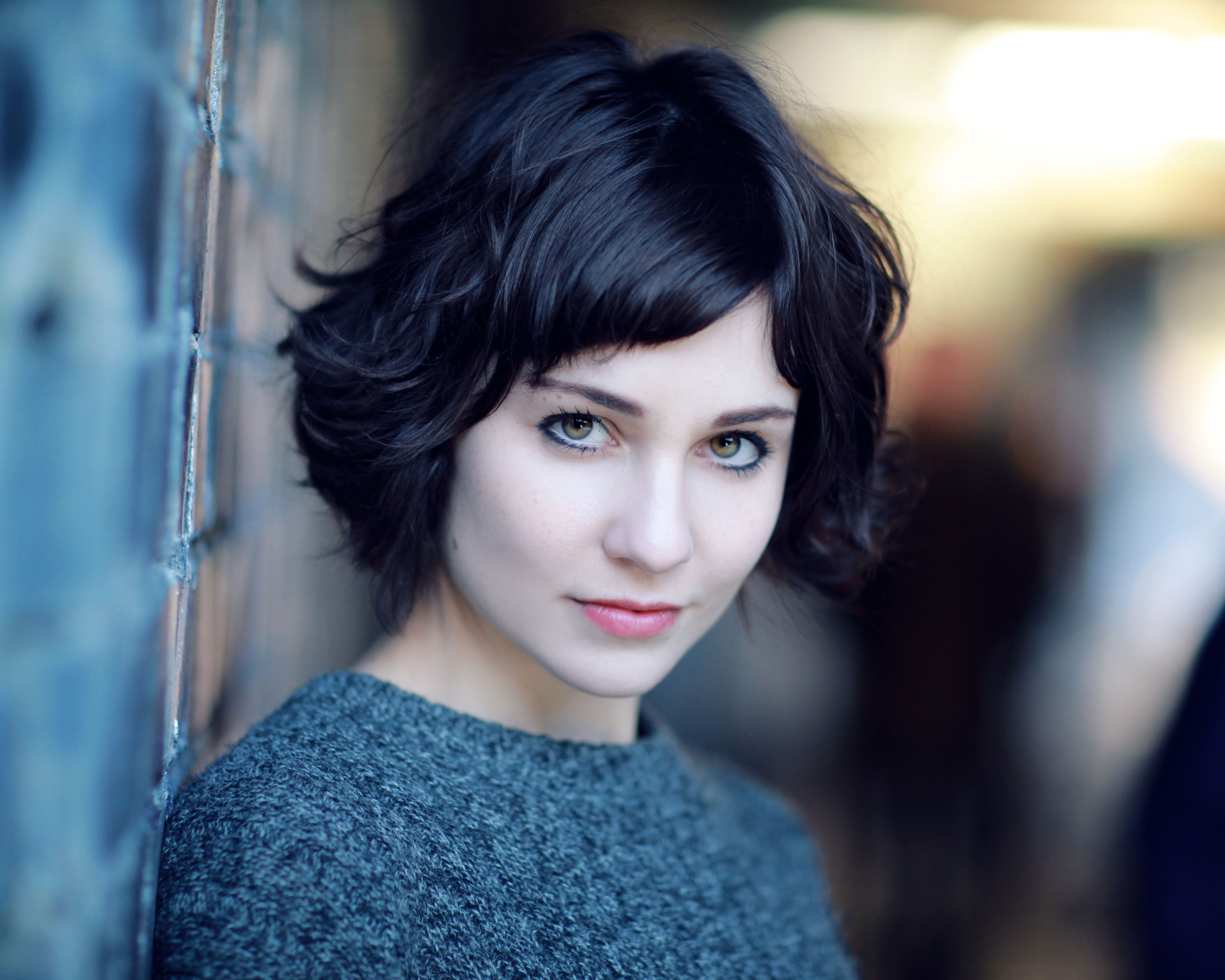 Tuppence Middleton wearing a sweater HD Wallpaper