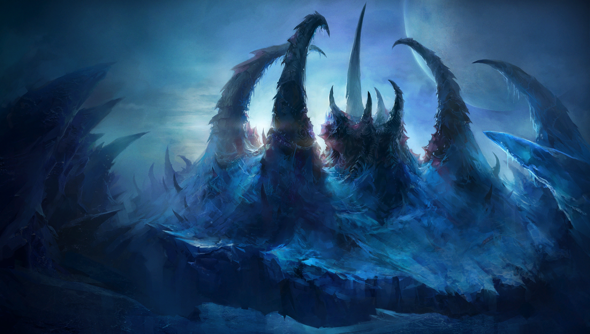 StarCraft II Heart of the Swarm Zerg landscape HD Wallpaper