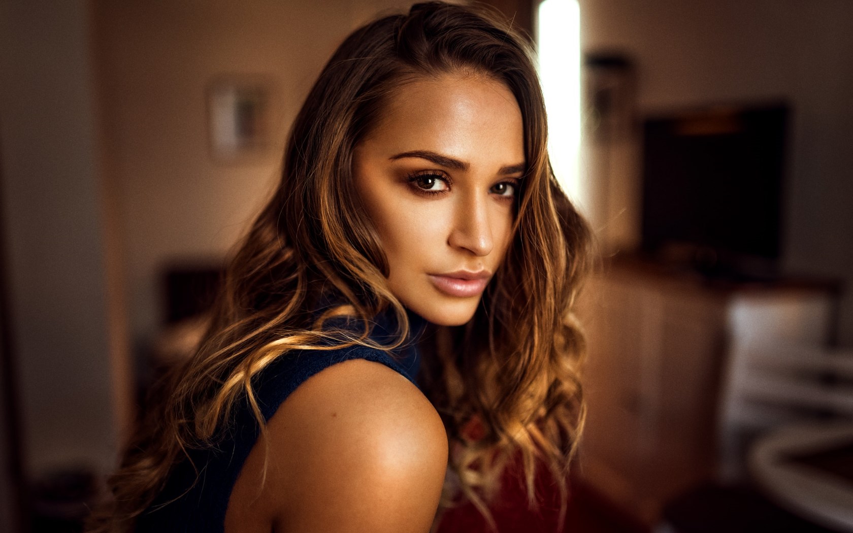 Portrait of a woman, Miro Hofmann HD Wallpaper
