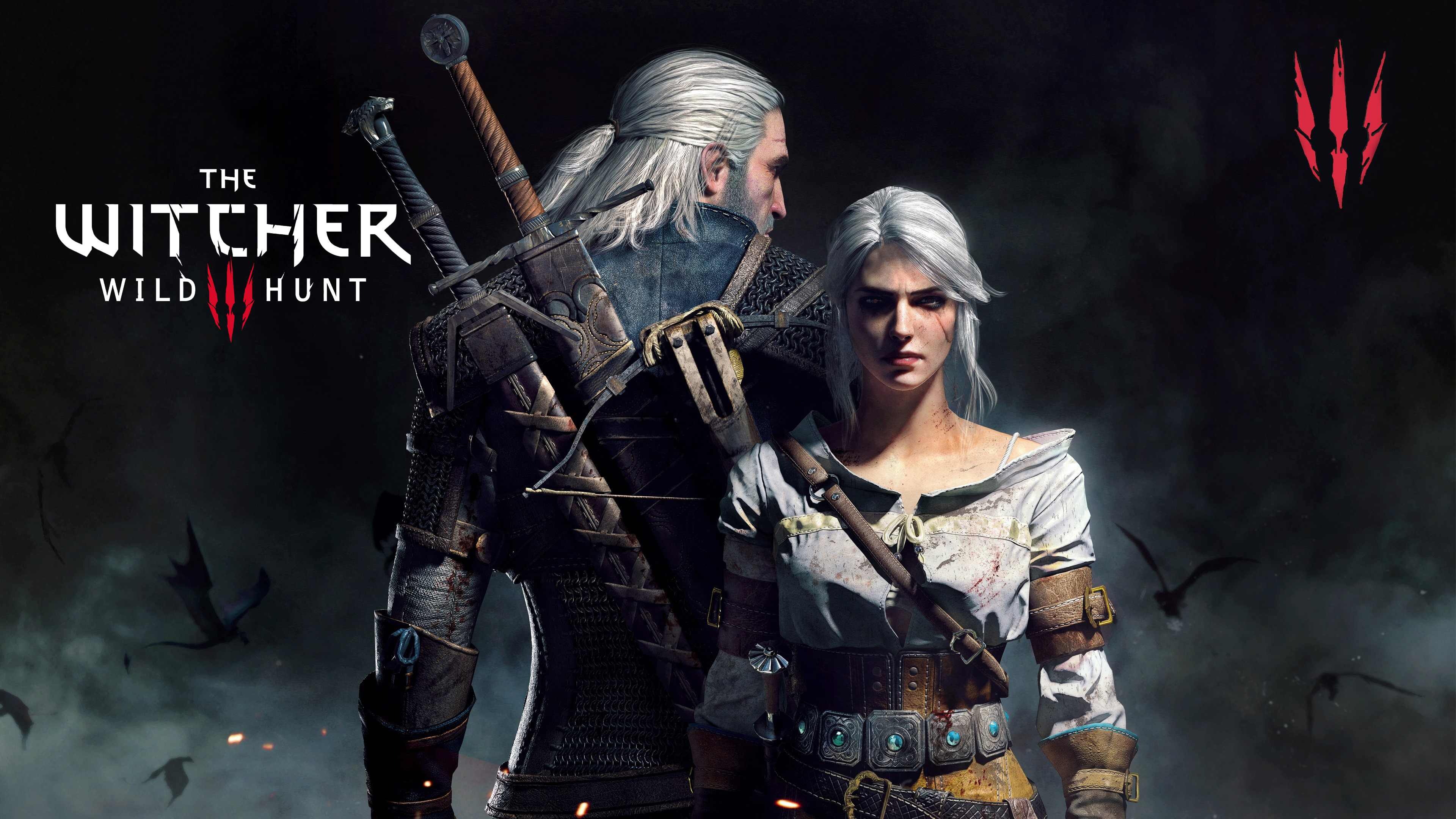 Geralt and Ciri from The Witcher 3: Wild Hunt HD Wallpaper
