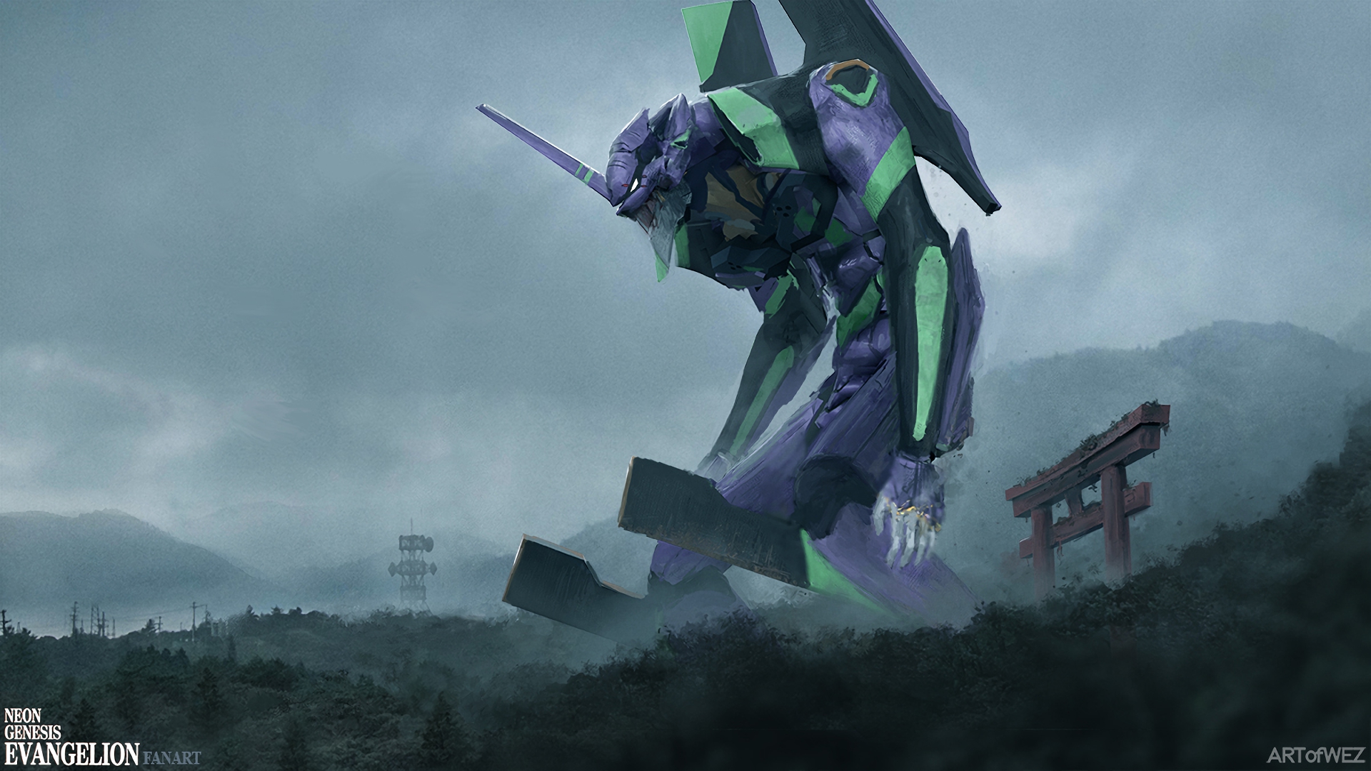 EVA Unit 01, Neon Genesis Evangelion HD Wallpaper