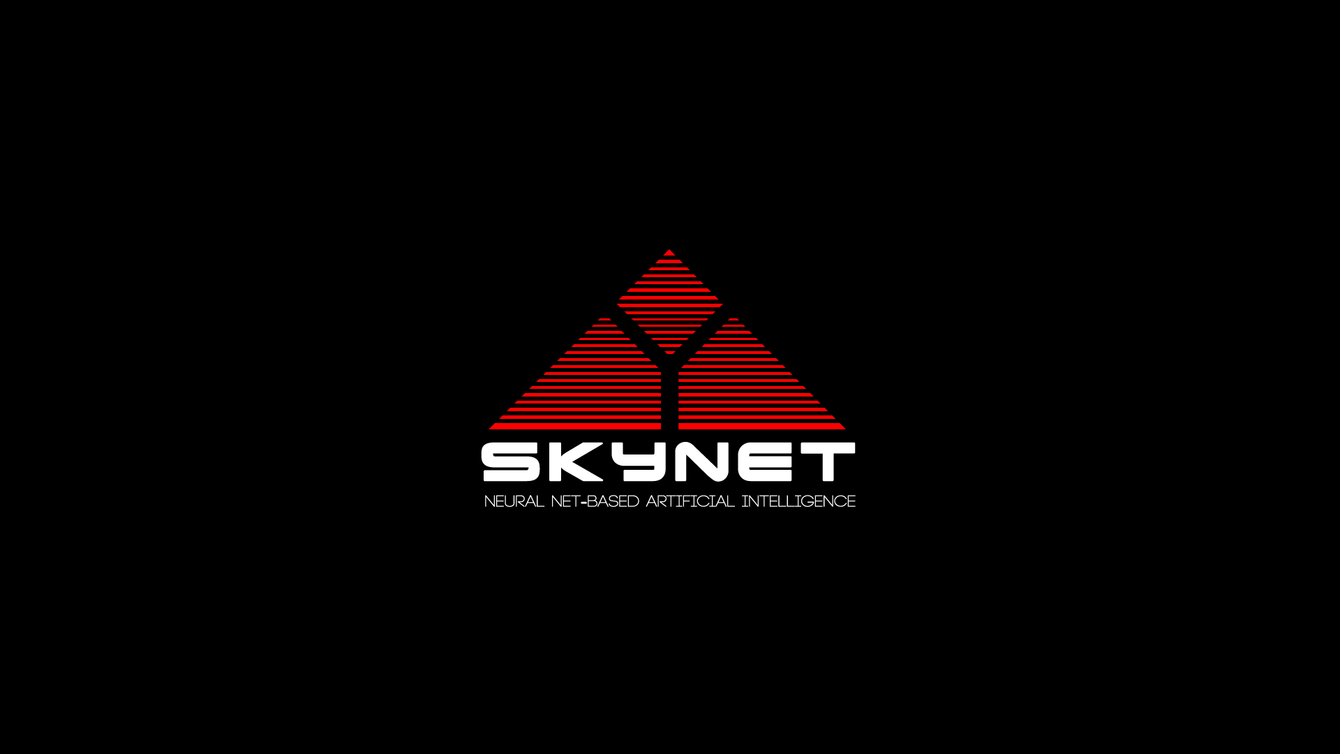 Skynet logo from The Terminator HD Wallpaper