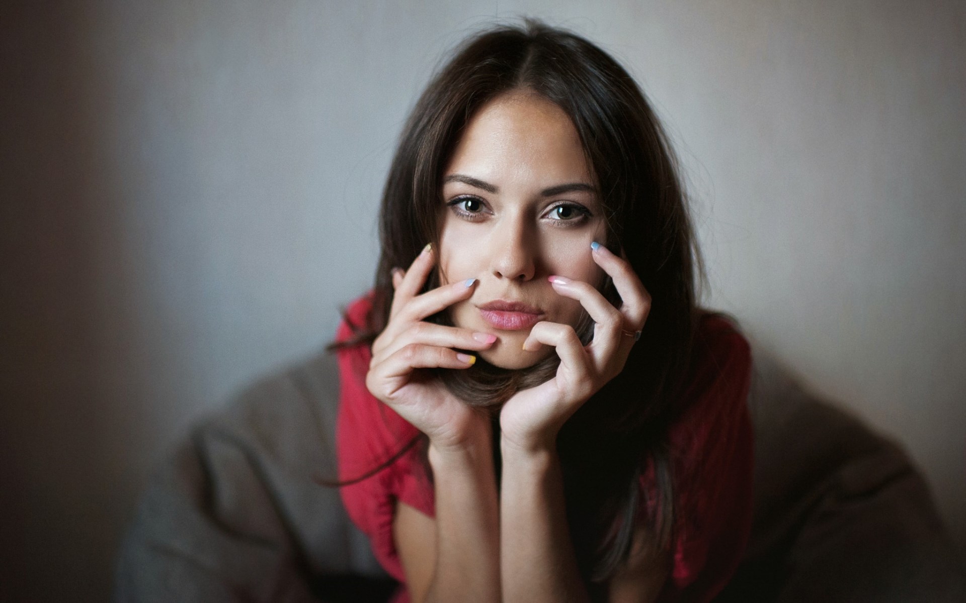 Portrait of Catherine Timokhina by Maxim Maximov HD Wallpaper