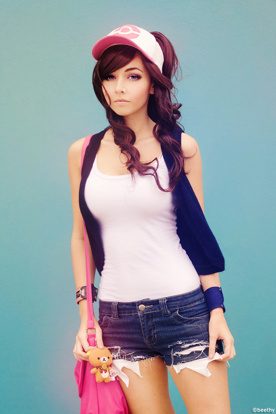 Hilda from Pokemon cosplay HD Wallpaper