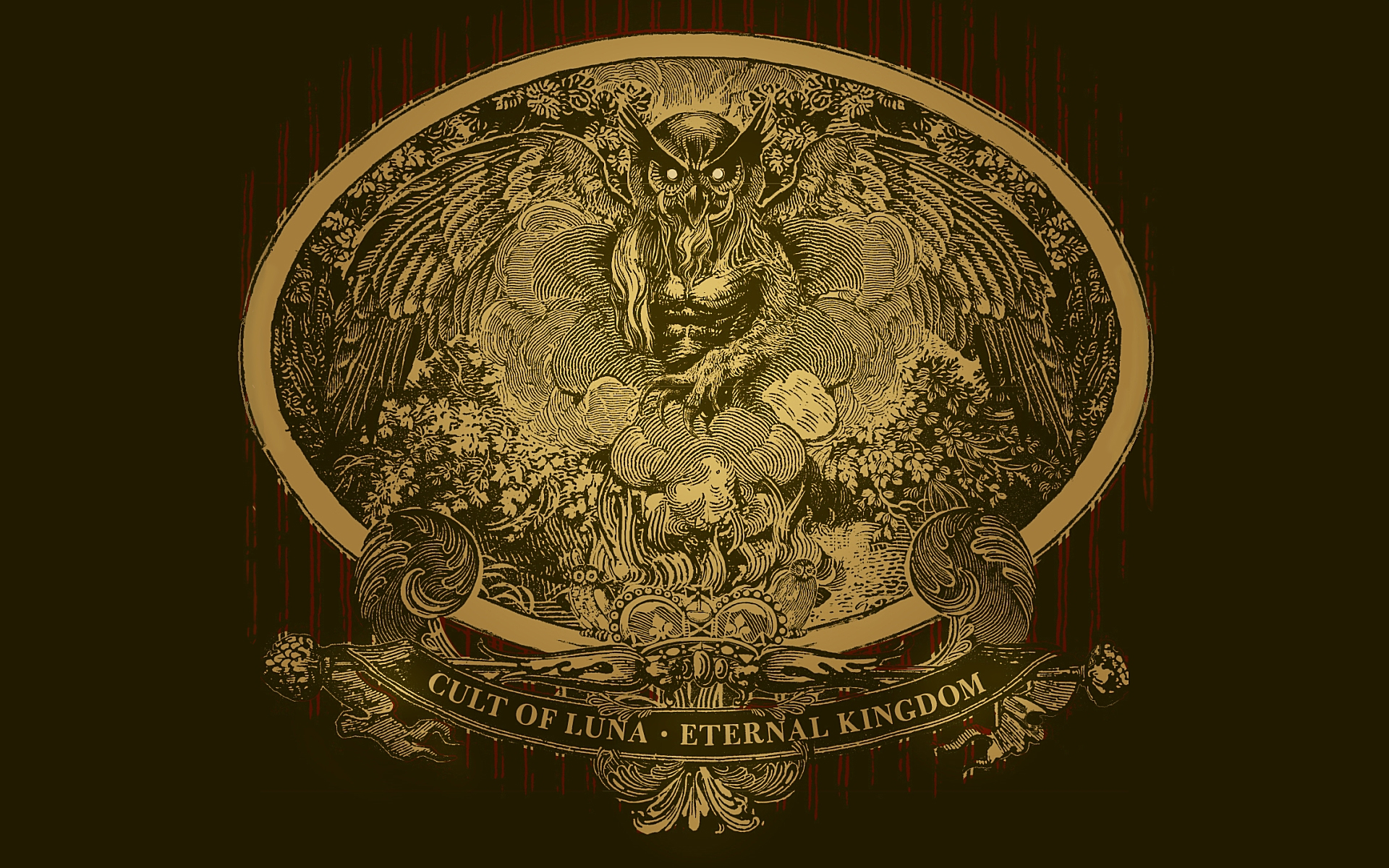 Cult of Luna Eternal Kingdom owl emblem HD Wallpaper