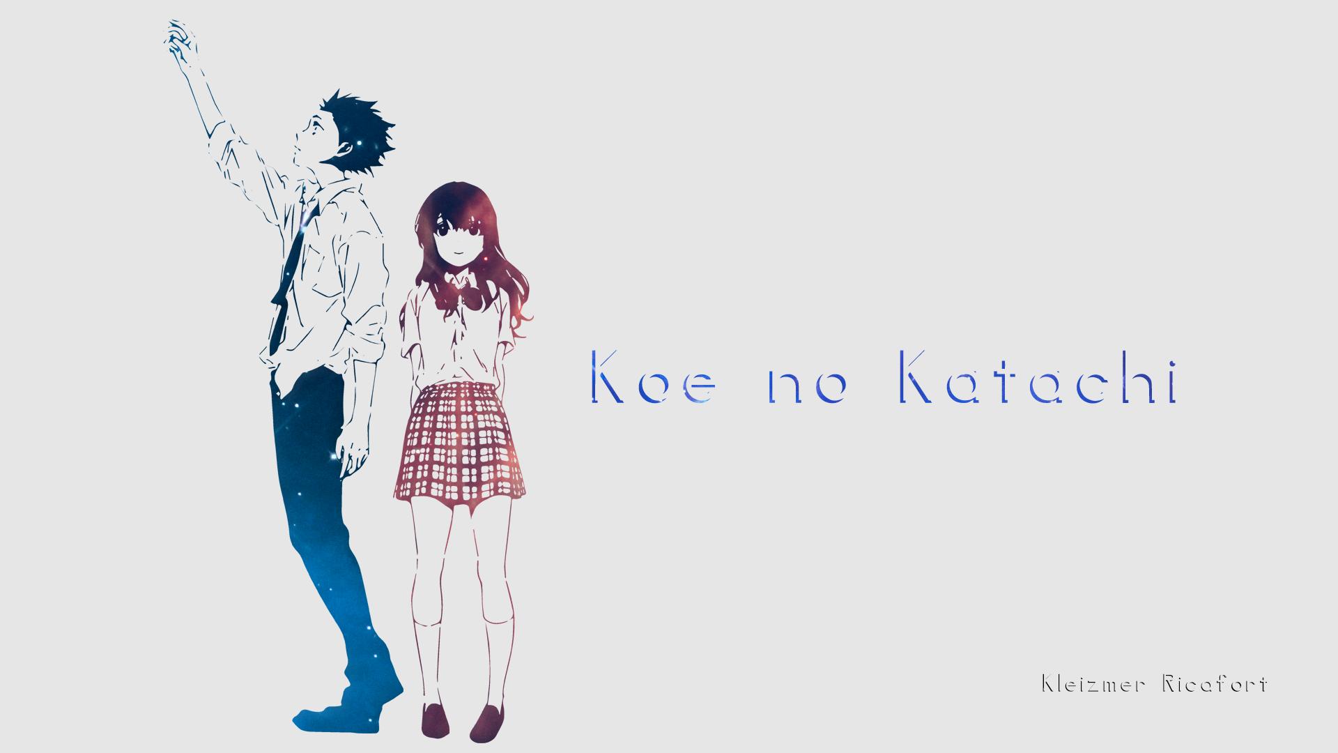 Shōya Ishida and Shōko Nishimiya from Koe no Katachi HD Wallpaper