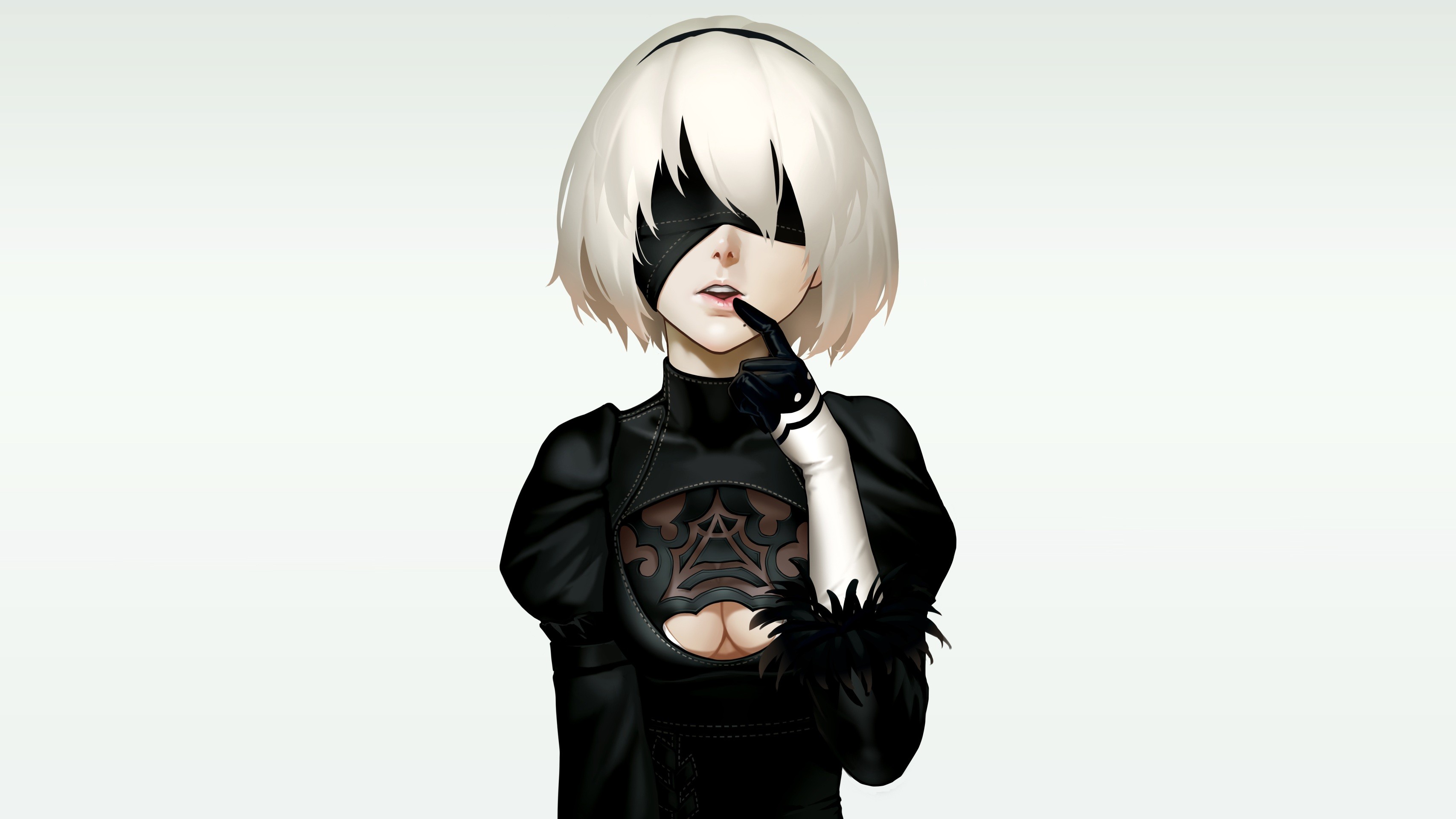 2B from NieR: Automata HD Wallpaper