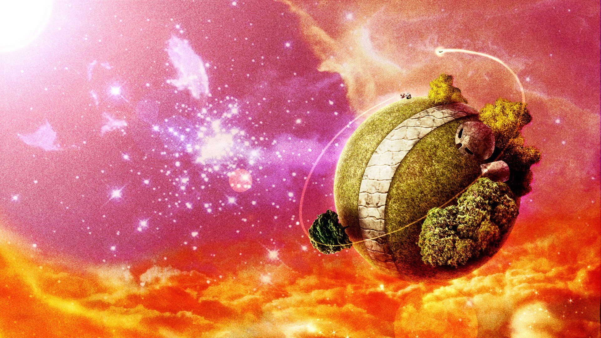 Planet from Dragon Ball Z HD Wallpaper