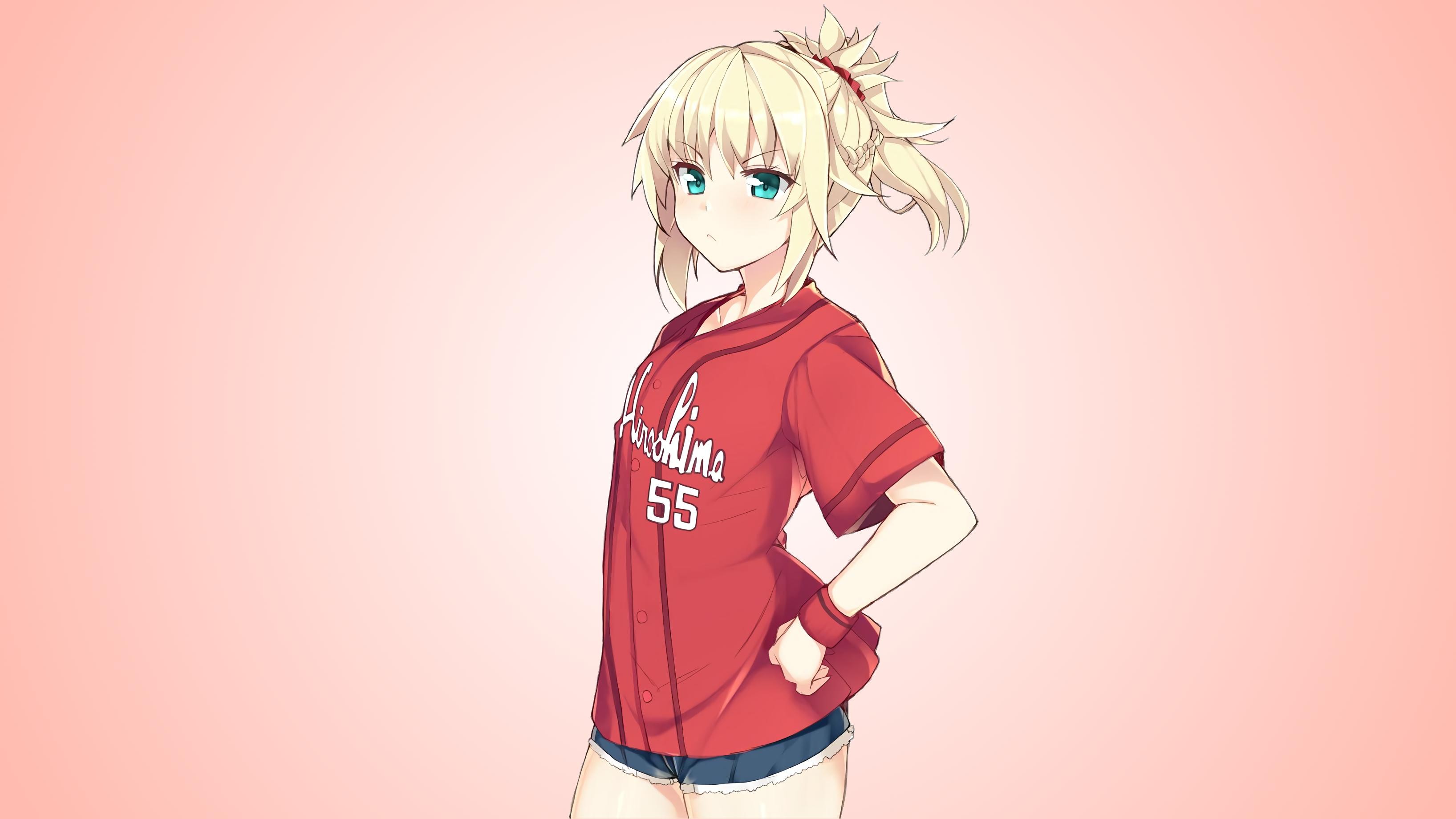 Saber of Red from Fate Series HD Wallpaper