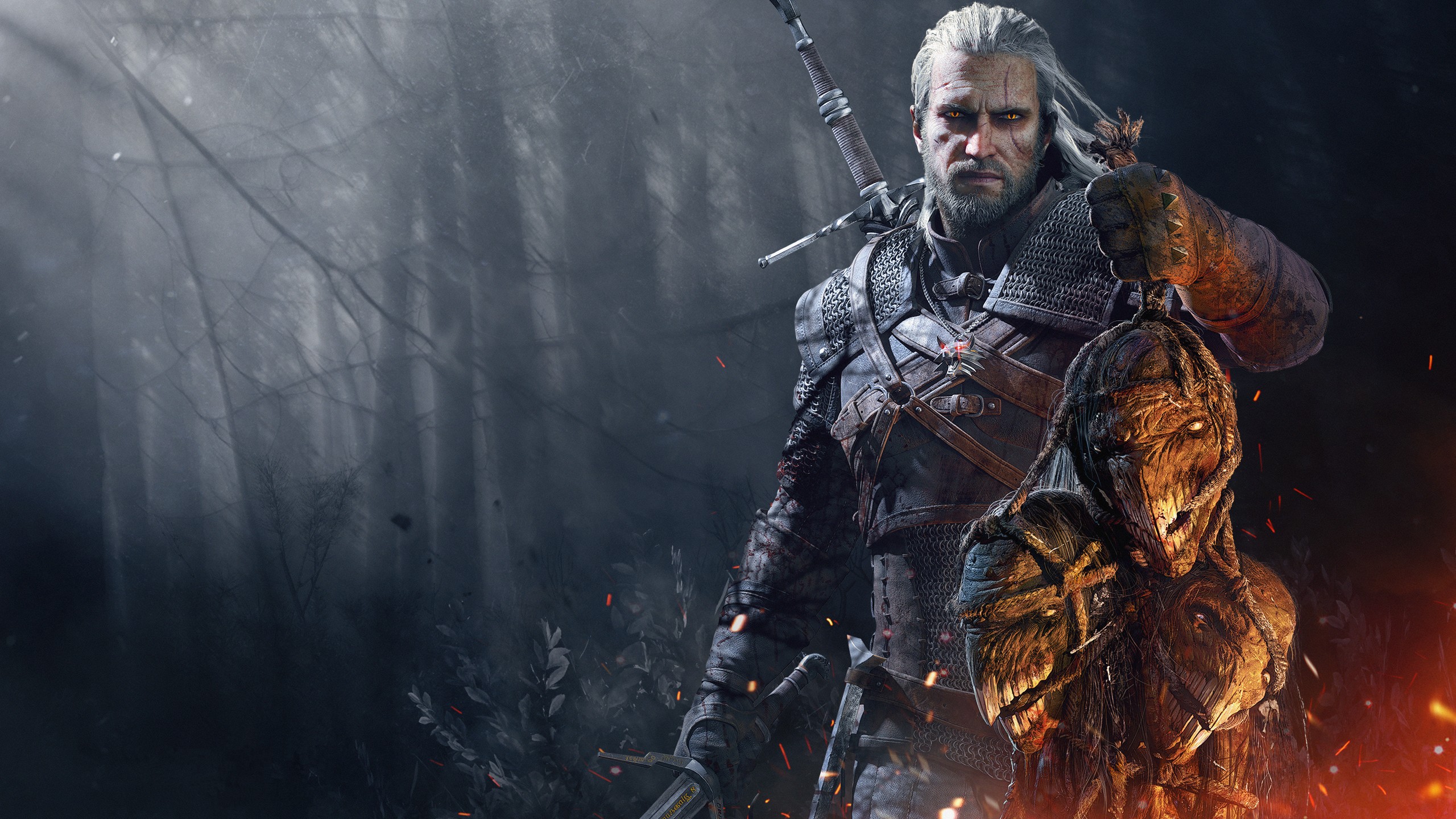 Geralt of Rivia from The Witcher 3: Wild Hunt HD Wallpaper