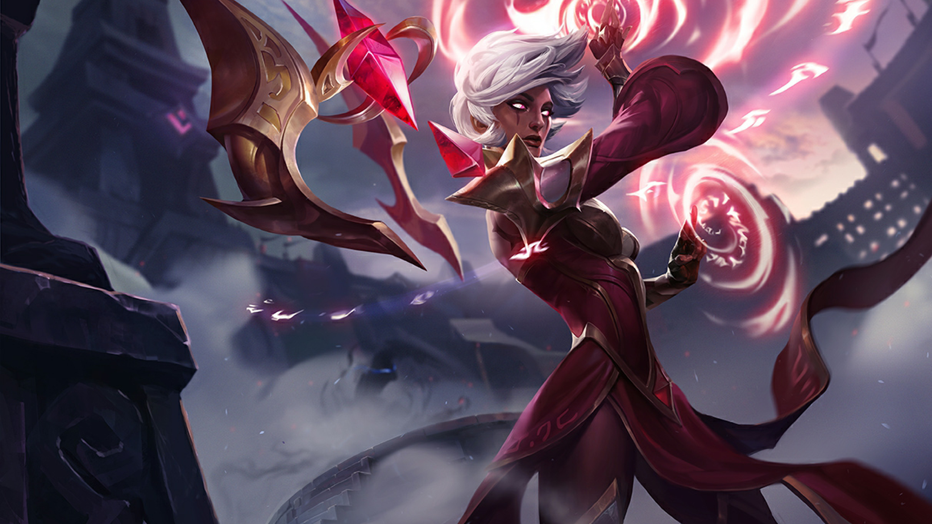 Karma from League of Legends HD Wallpaper